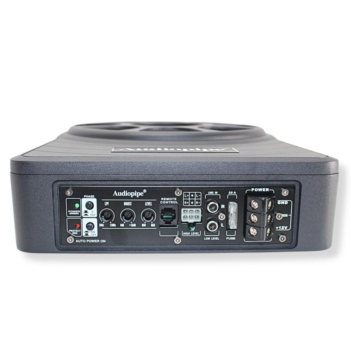 Audiopipe 10" Low Profile Amplified Subwoofer 250W RMS w/ Bass Knob APLP-1030 - Image 8