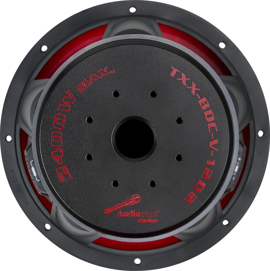 Audiopipe 12" Dual Voice Coil 2 Ohm 1100 Watt RMS Quad Stacked Magnet Subwoofer - Image 4