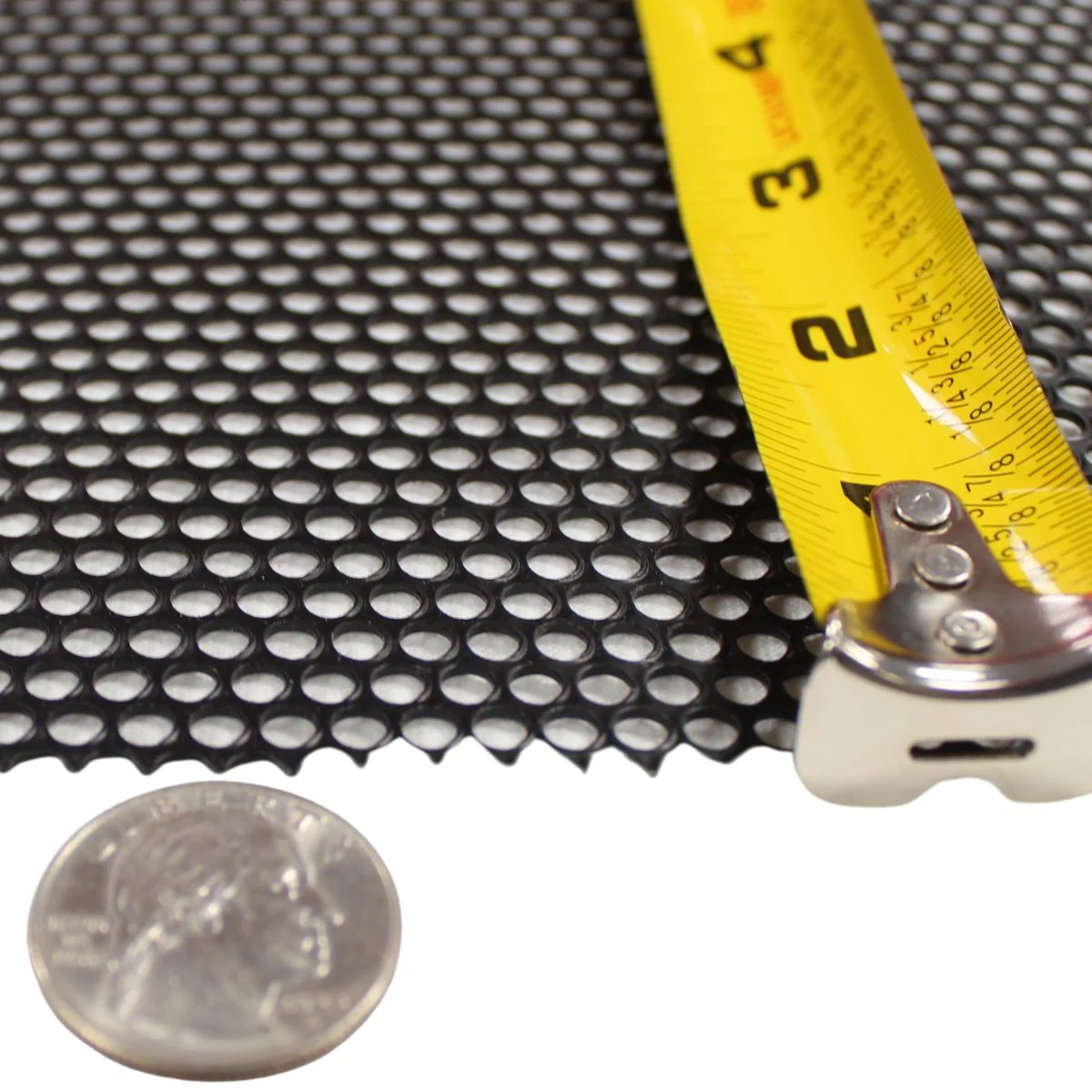 Audiopipe 2' x 3' x 1.22mm Black Metal Finish Full Mesh Grill Sheet 5/32 Holes - Image 3