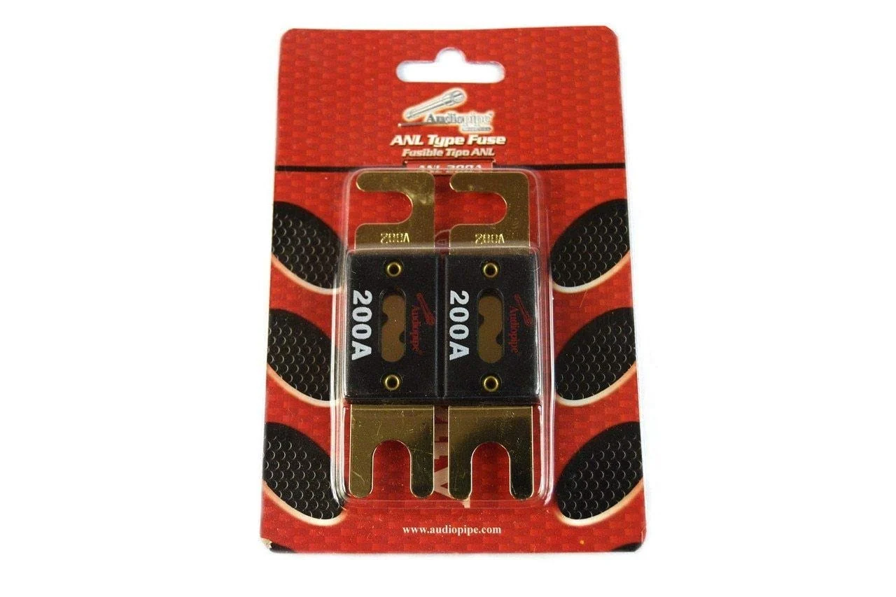 Audiopipe 200 Amp 32V Gold Plated ANL Car Audio Fuses AP-ANL-200A
