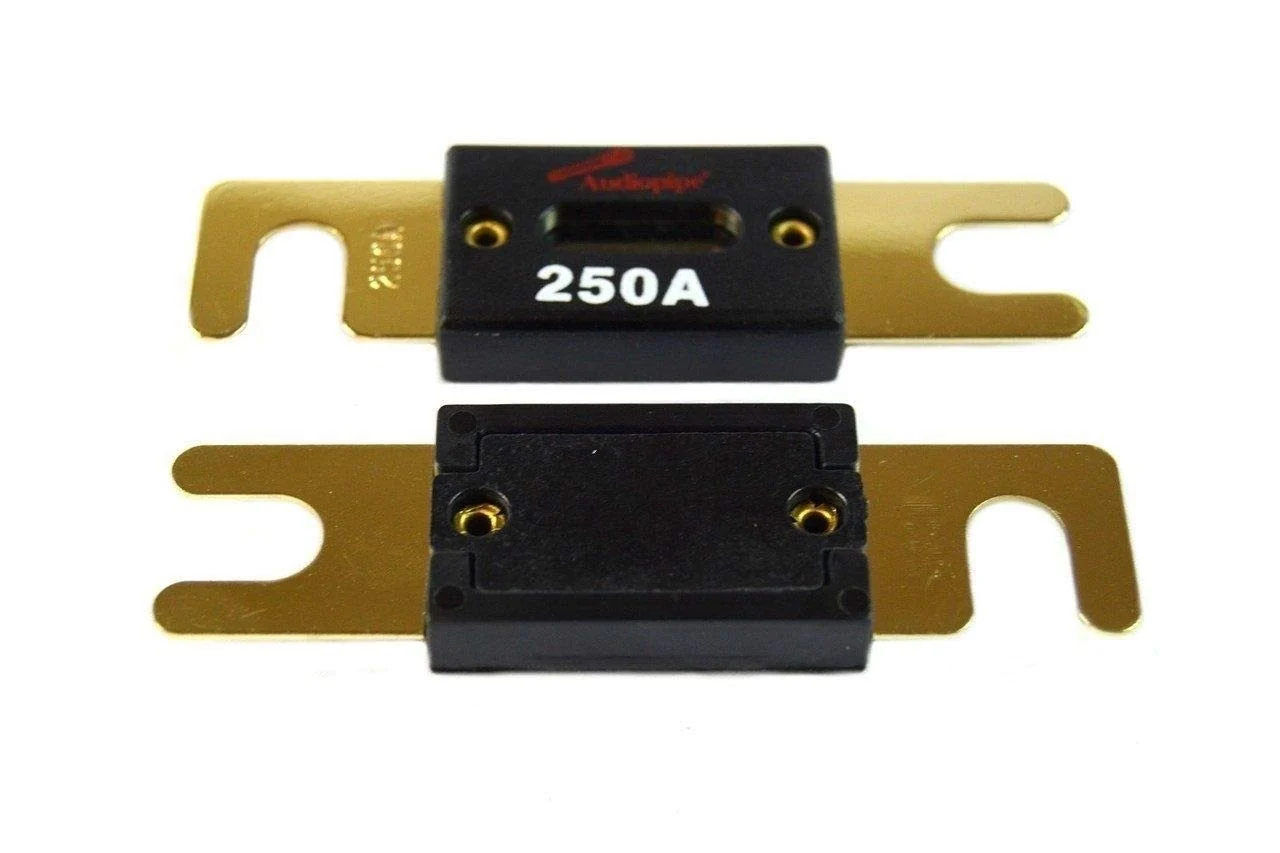 Audiopipe 250 Amp 32V Gold Plated ANL Car Audio Fuse Pair / AP-ANL-250A - Image 4