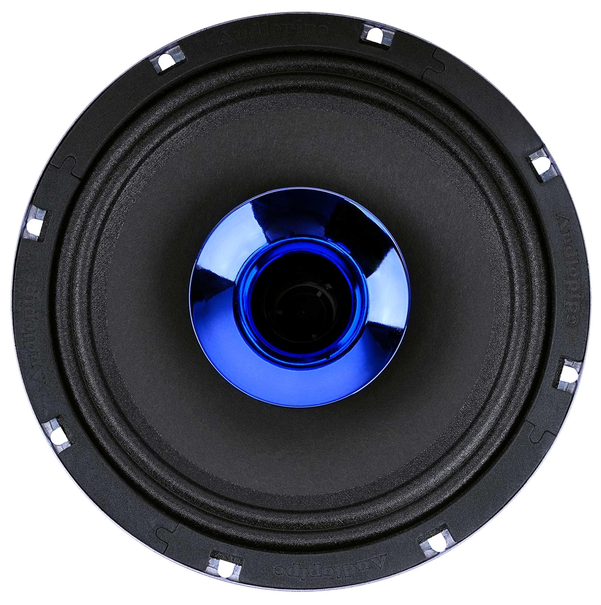 Audiopipe 8" 200W RMS 4 Ohm Blue Eye Candy Compression Horn Midrange Coaxspeaker - Image 5