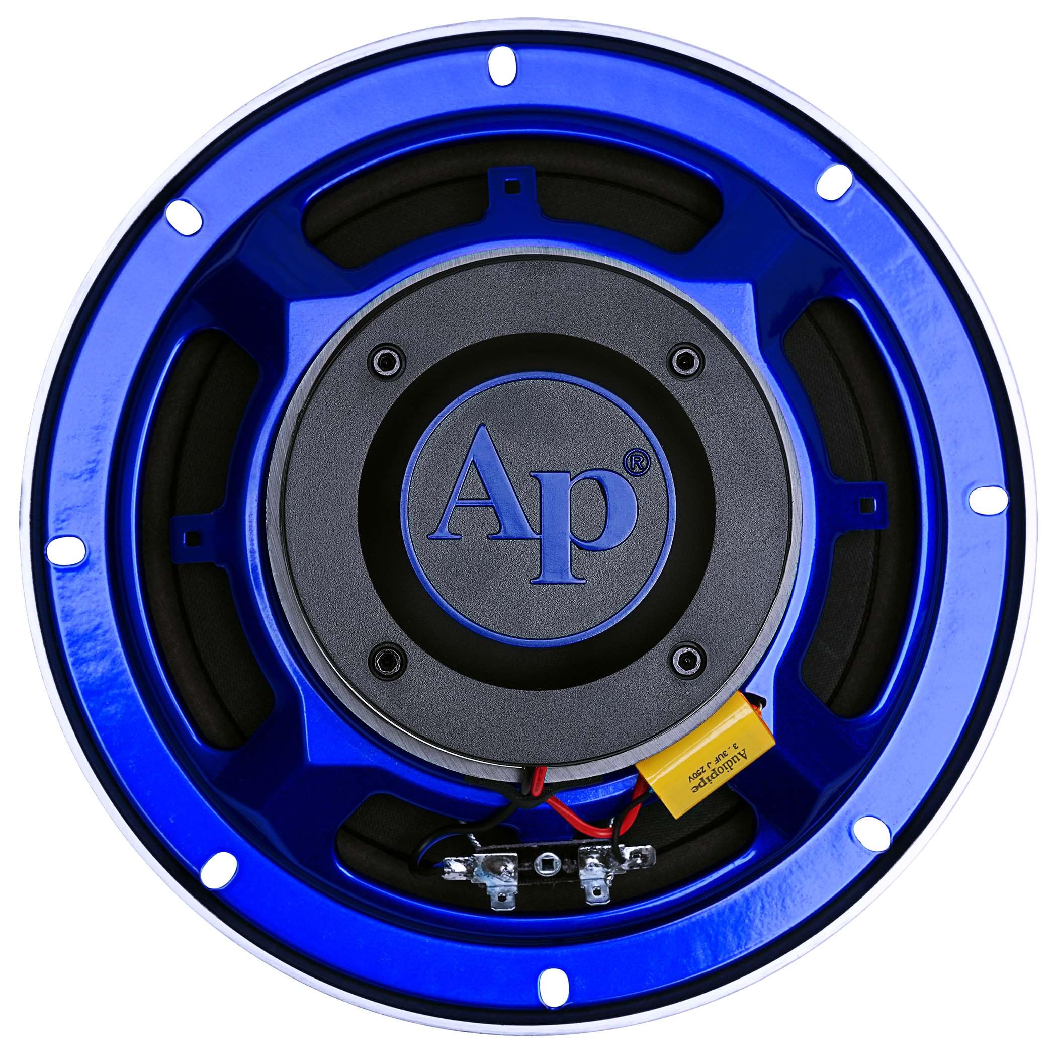 Audiopipe 8" 200W RMS 4 Ohm Blue Eye Candy Compression Horn Midrange Coaxspeaker - Image 6