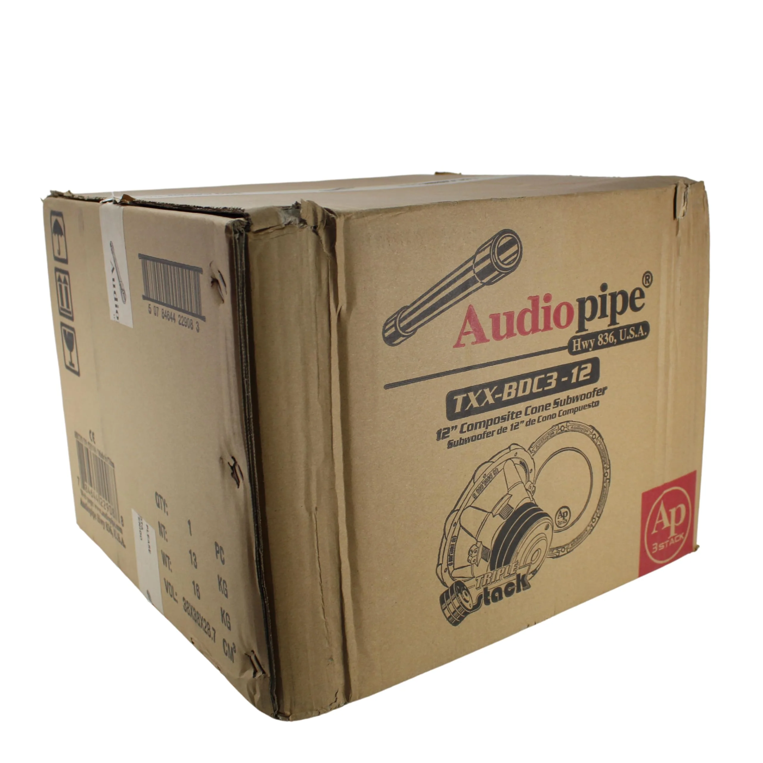 Audiopipe BD Series 12" Subwoofer - 1800W PMPO, 900W RMS, Dual 4-Ohm Voice Coils - Image 6