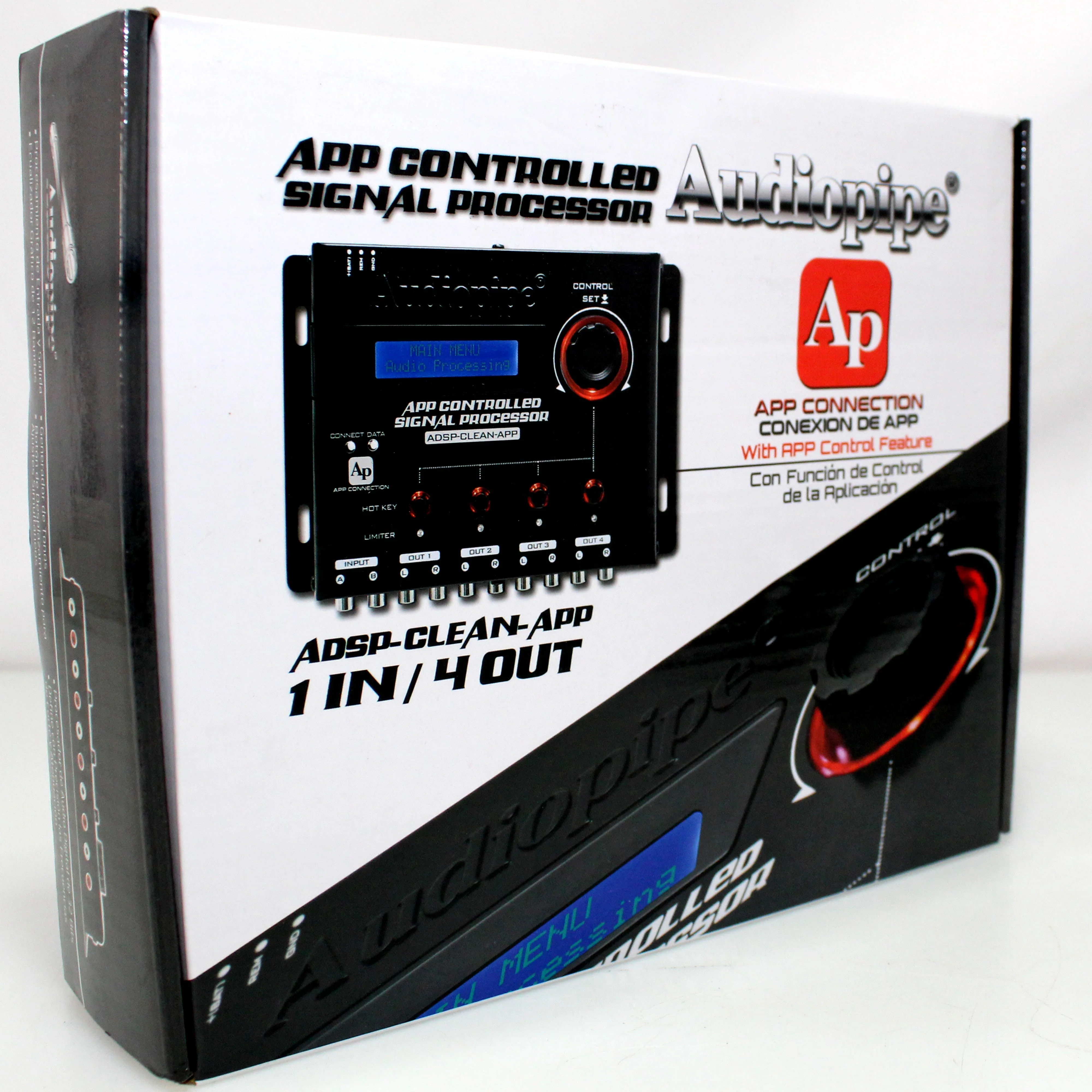 Audiopipe DSP 12 Band 4 Output BT Graphic EQ Crossover Digital Signal Processor - Image 5