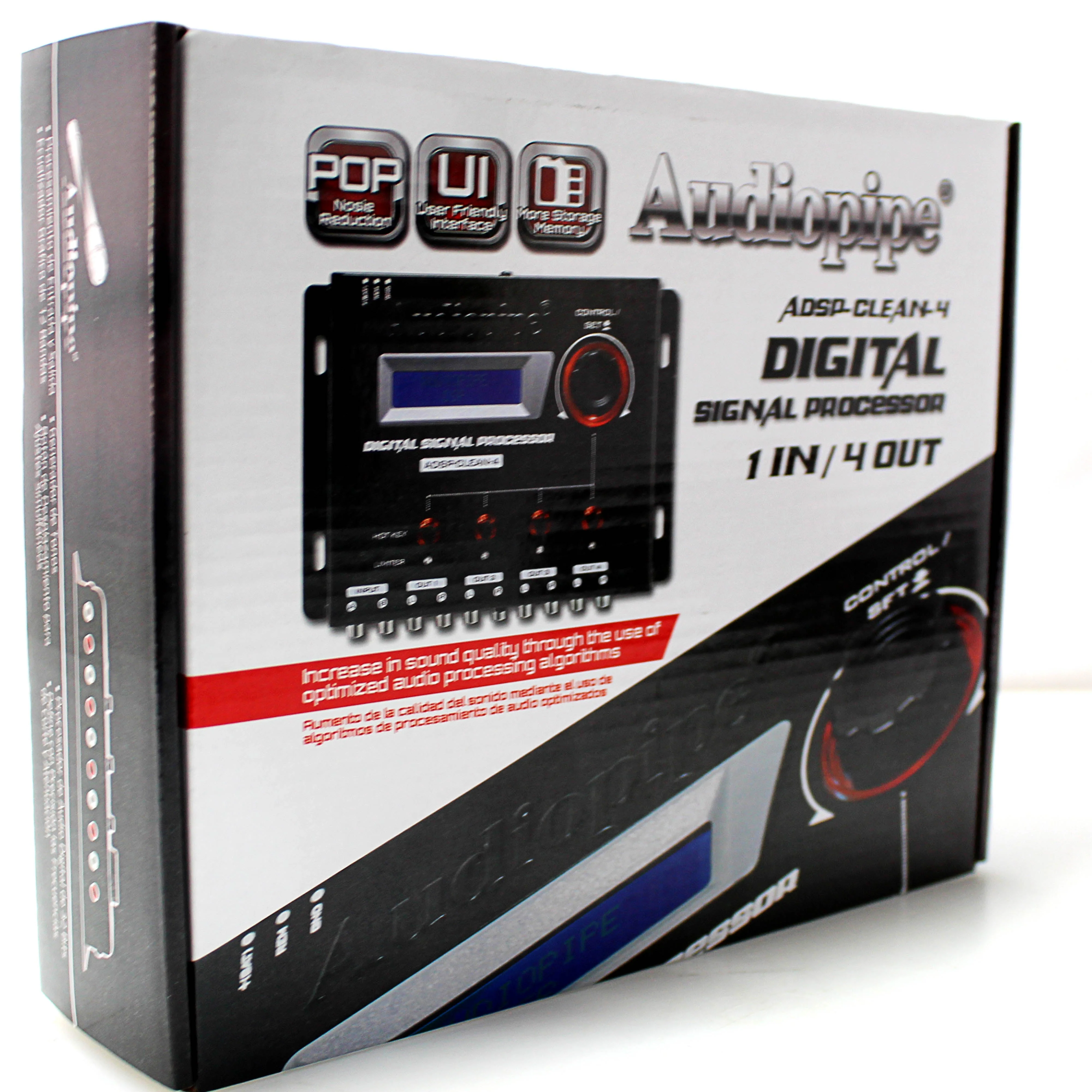 Digital 1 in / 4 out Signal Processor Audiopipe ADSP-CLEAN-4 - Image 6