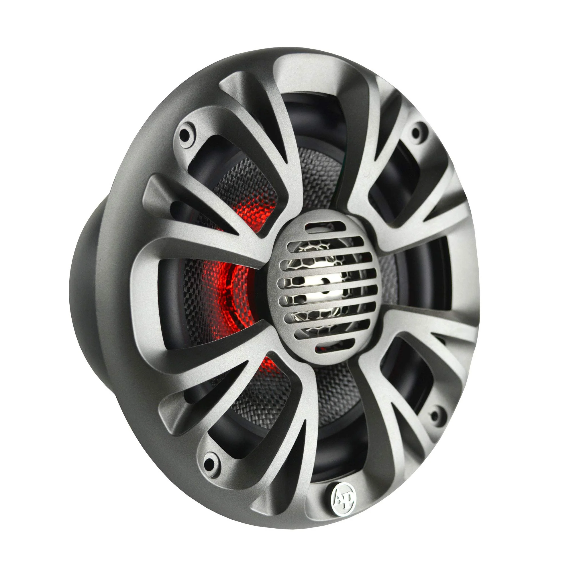 8" Coaxial 250W RMS 4-Ohm 2-Way Marine Speakers w/ LED Lights Audiopipe