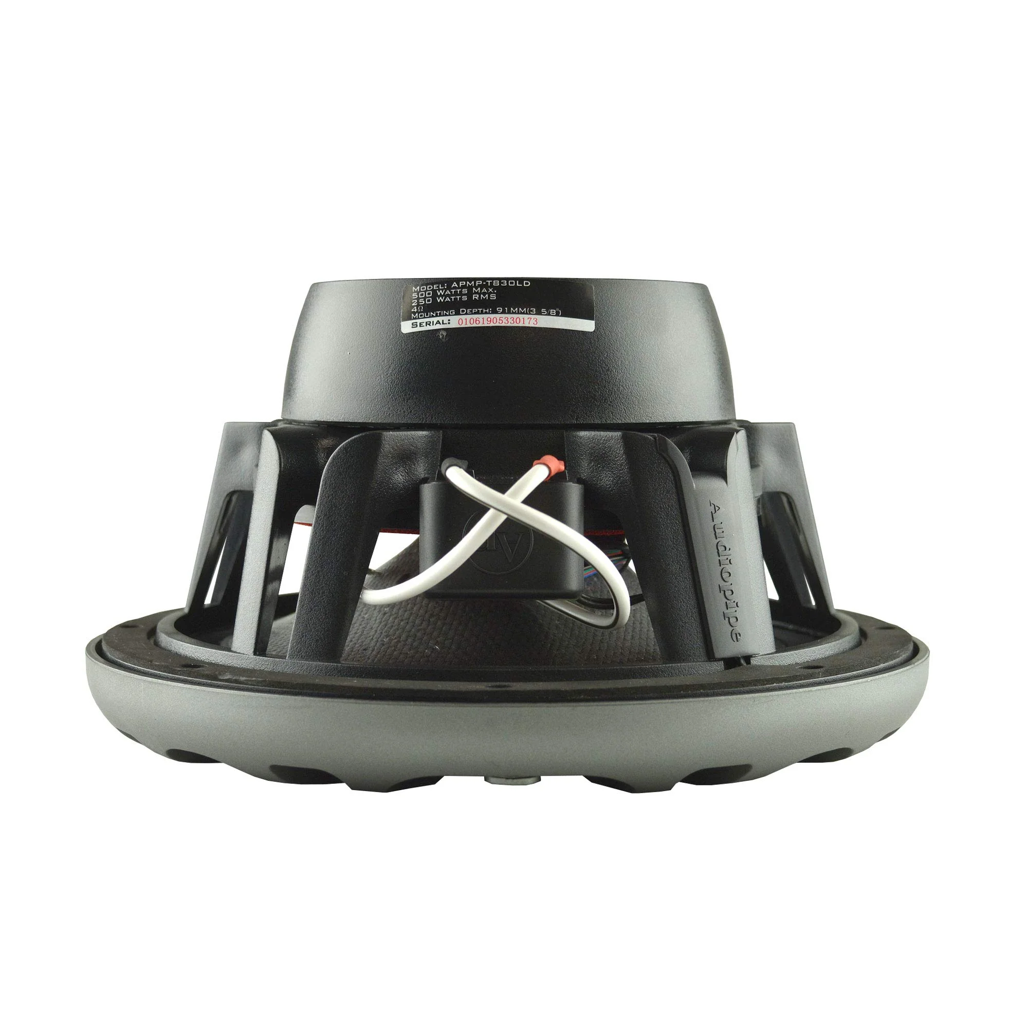 8" Coaxial 250W RMS 4-Ohm 2-Way Marine Speakers w/ LED Lights Audiopipe - Image 4