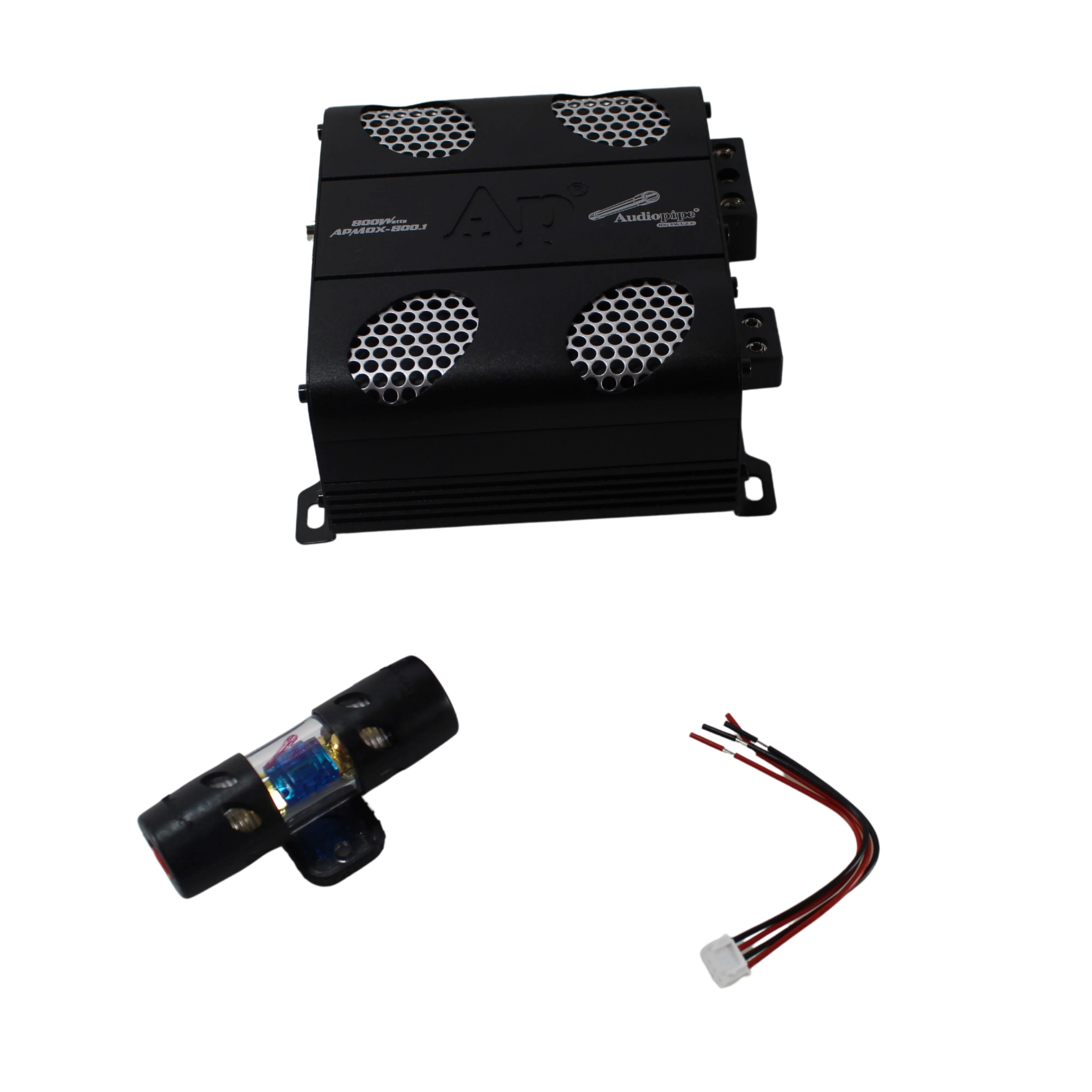 Audiopipe Pro 12" 300W 4-Ohm Subwoofer Pair + 800W Class D Full-Range Amp Combo - Image 7