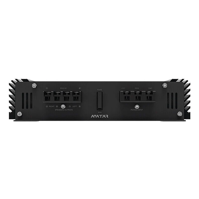 Avatar 2 Channel Class AB 200 Watt Black Amplifier Buran Series ABR-200.2 - Image 3