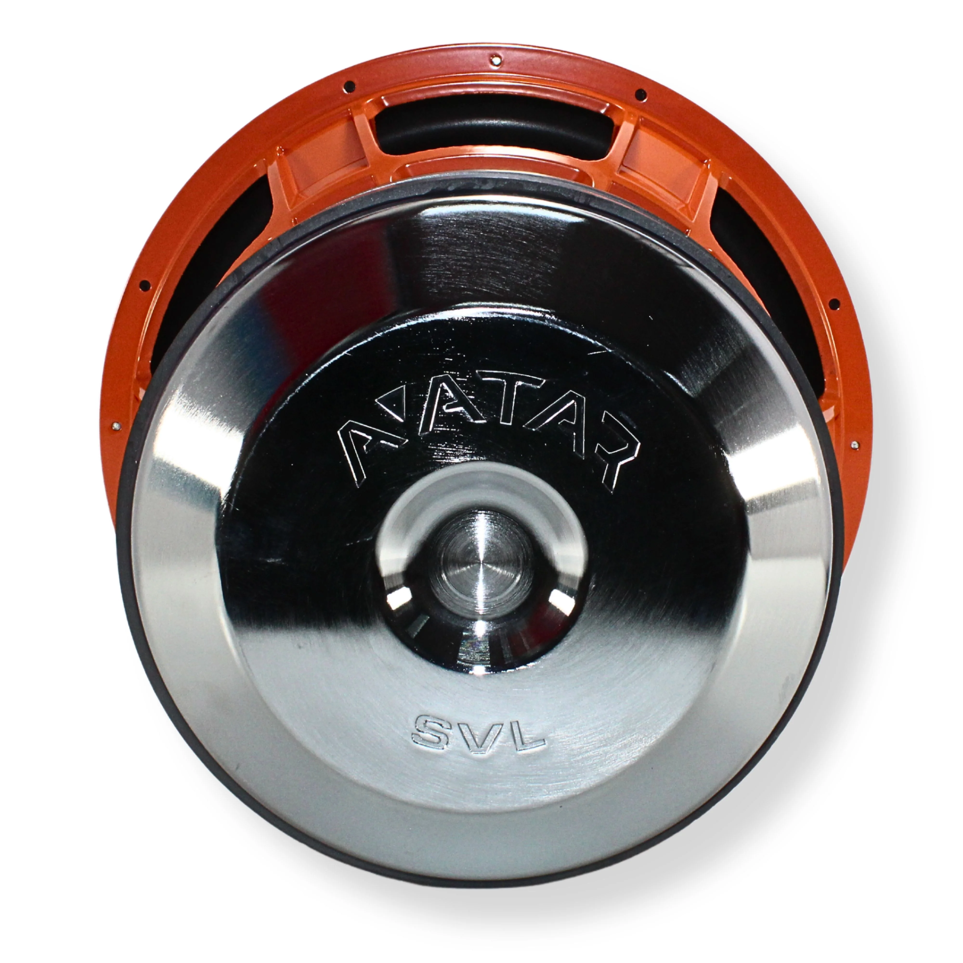 15" Dual 2-Ohm Car Audio Subwoofer 7600 watts, Avatar Volcano Orange SVL-1547-D2 - Image 7