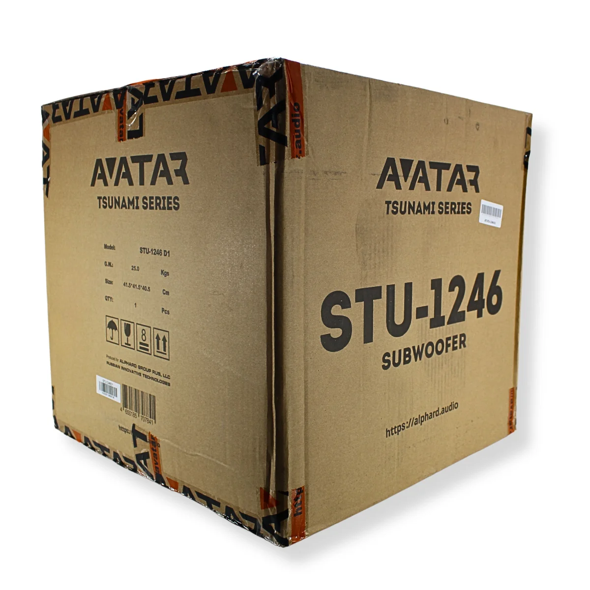 12" 6000 Watts Peak Dual 2 Ohm Subwoofer Avatar Tsunami Orange STU-1246-D2 - Image 9