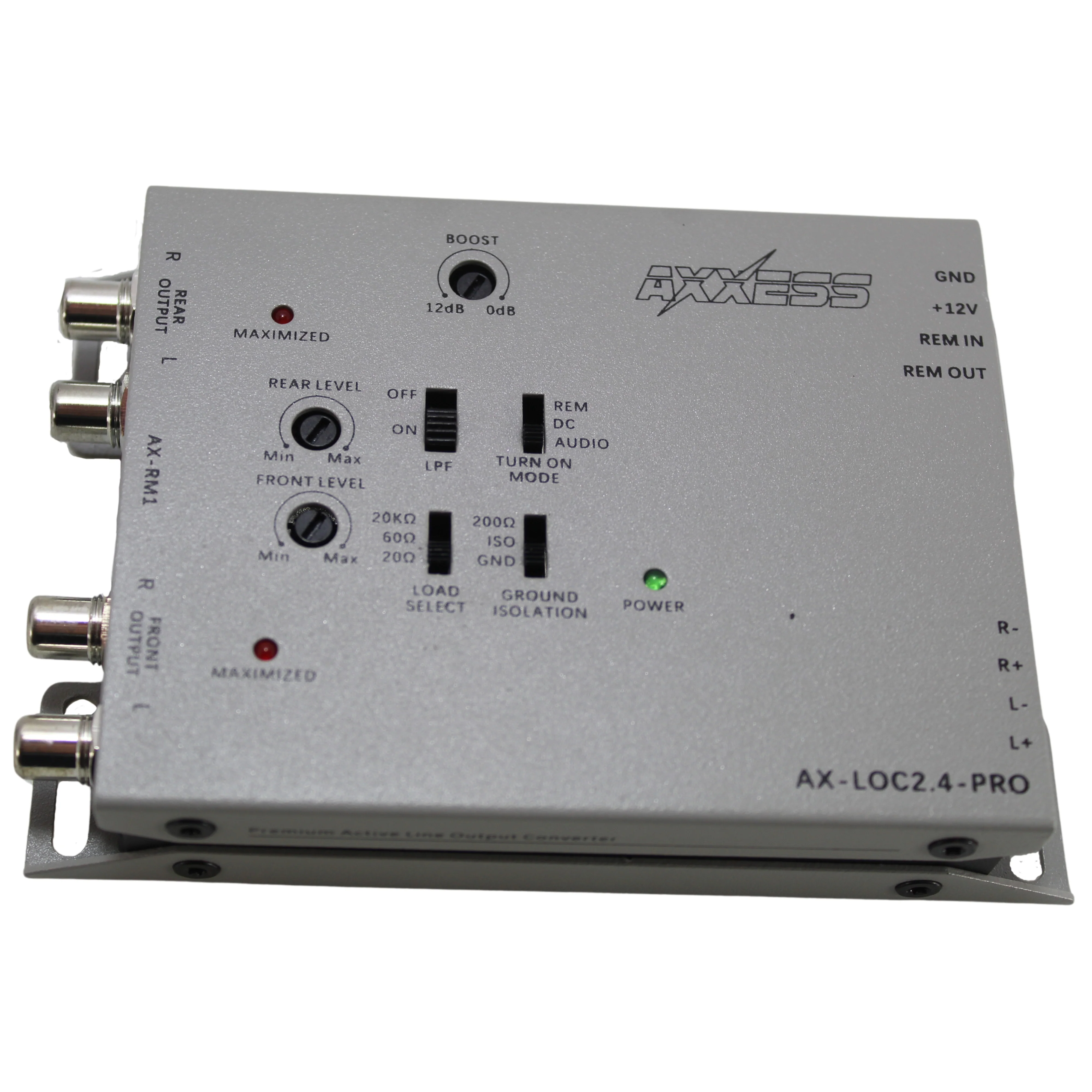 Axxess 4-Channel Active Line Output Converter with Bass Boost AX-LOC2.4-PRO