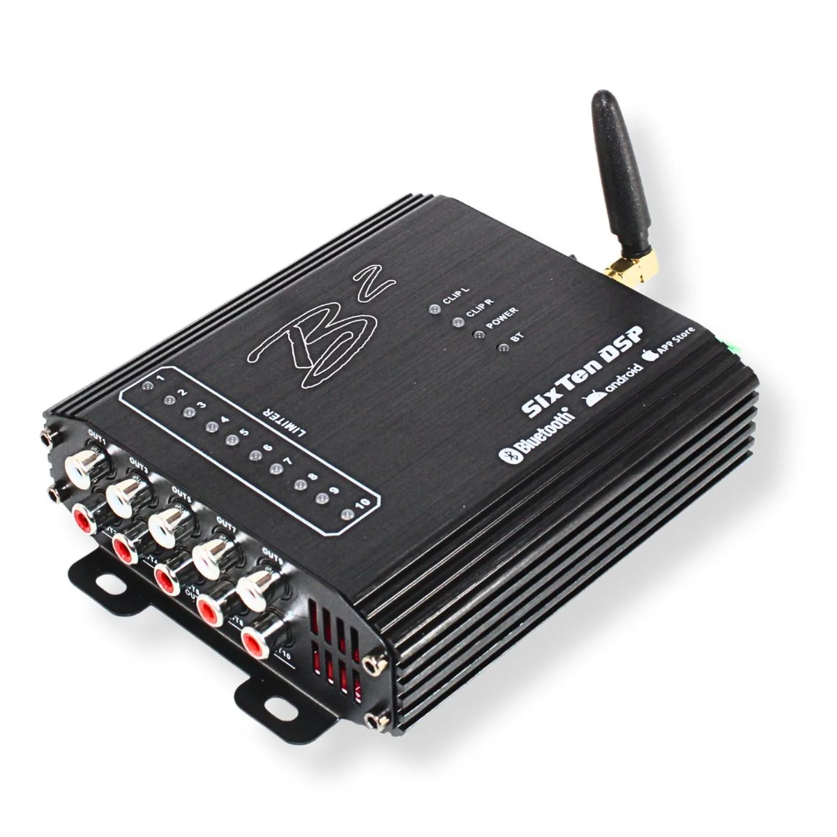 B2 Audio Black 4v 10 Channel DSP with Bluetooth iOS/Android App 96 KHz - 32 Bit