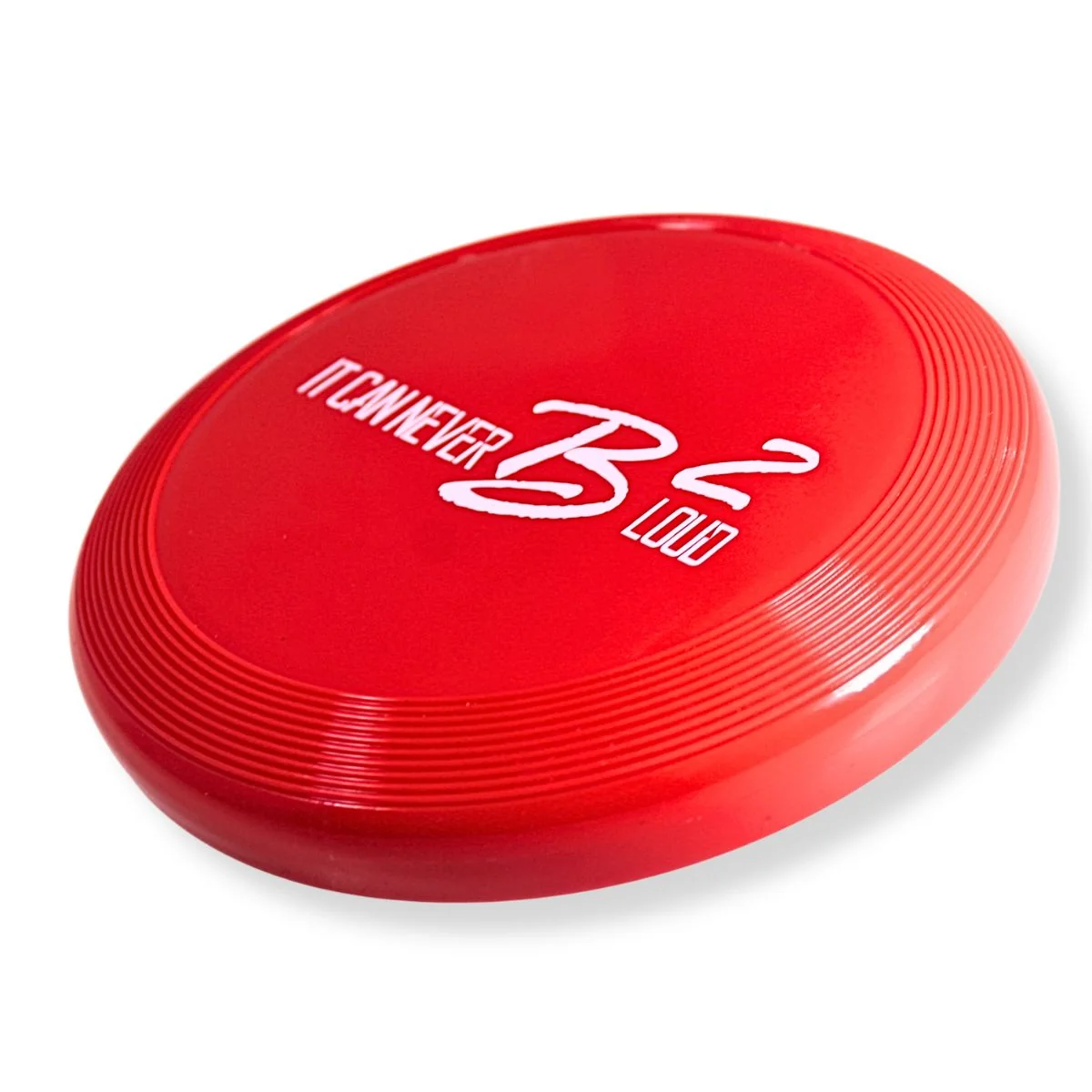 B2 Audio Mini Frisbee Red It Can Never B2 Loud Compact Throw Disc - Image 3