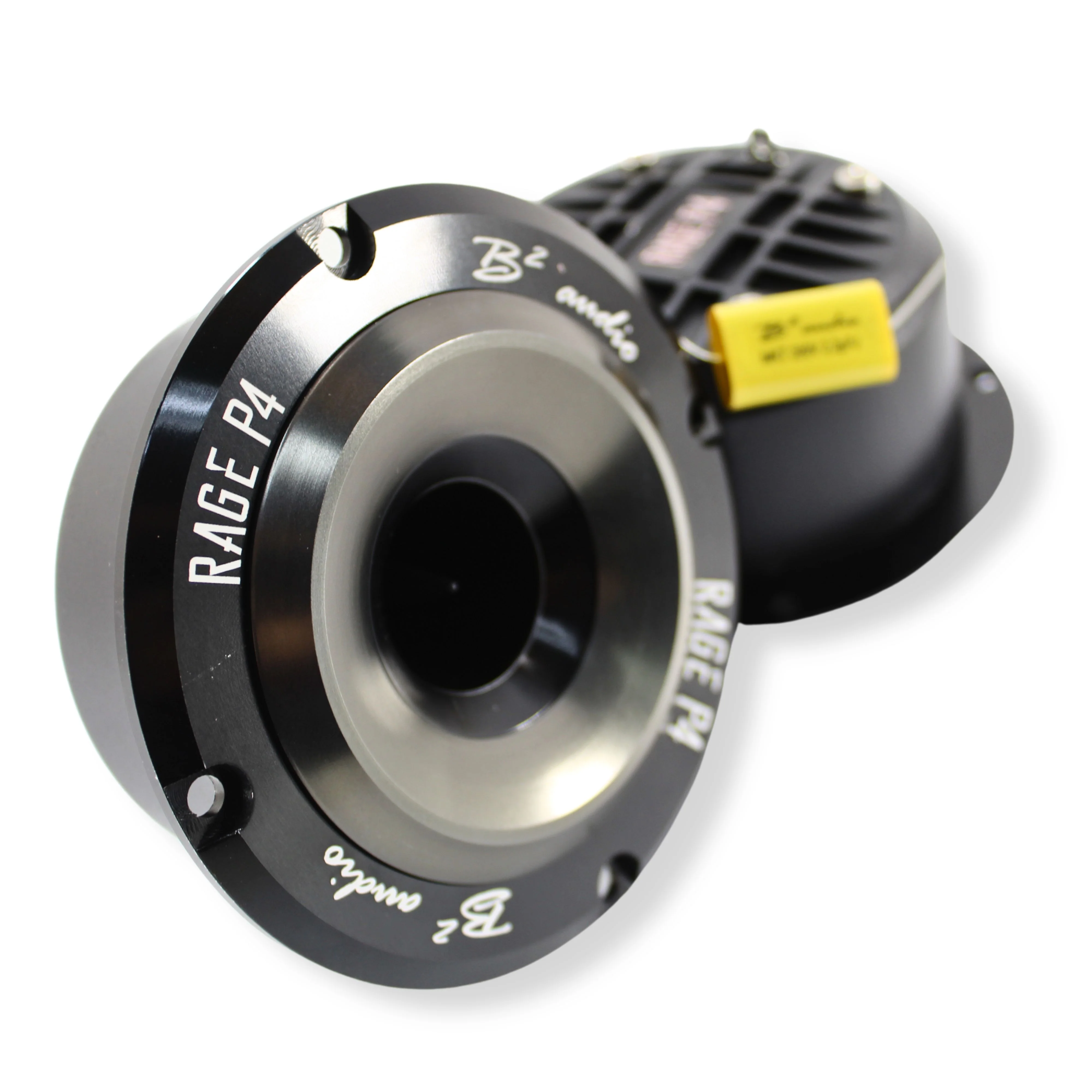 B2 Audio 125 Watt RMS 4-Ohm 1.5" Voice Coil Pair of RAGE Series P4 Tweeters