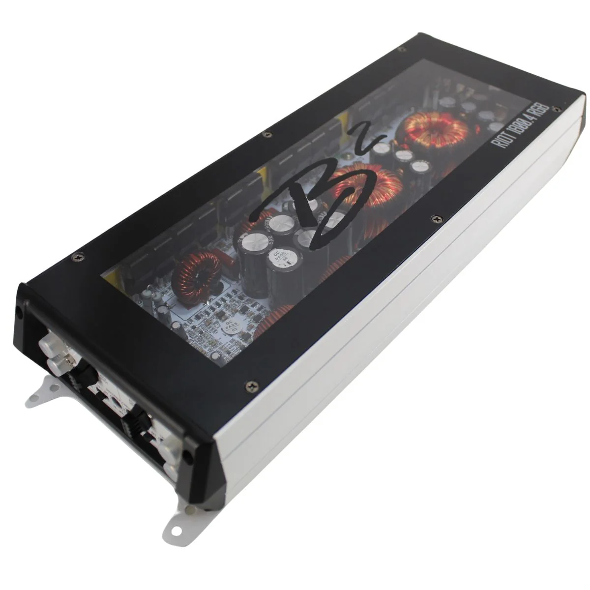 B2 Audio 1800W 2-Ohm Class D Half Bridge 4ch Amp w/ RGB LED Lights RIOT Series - Image 2