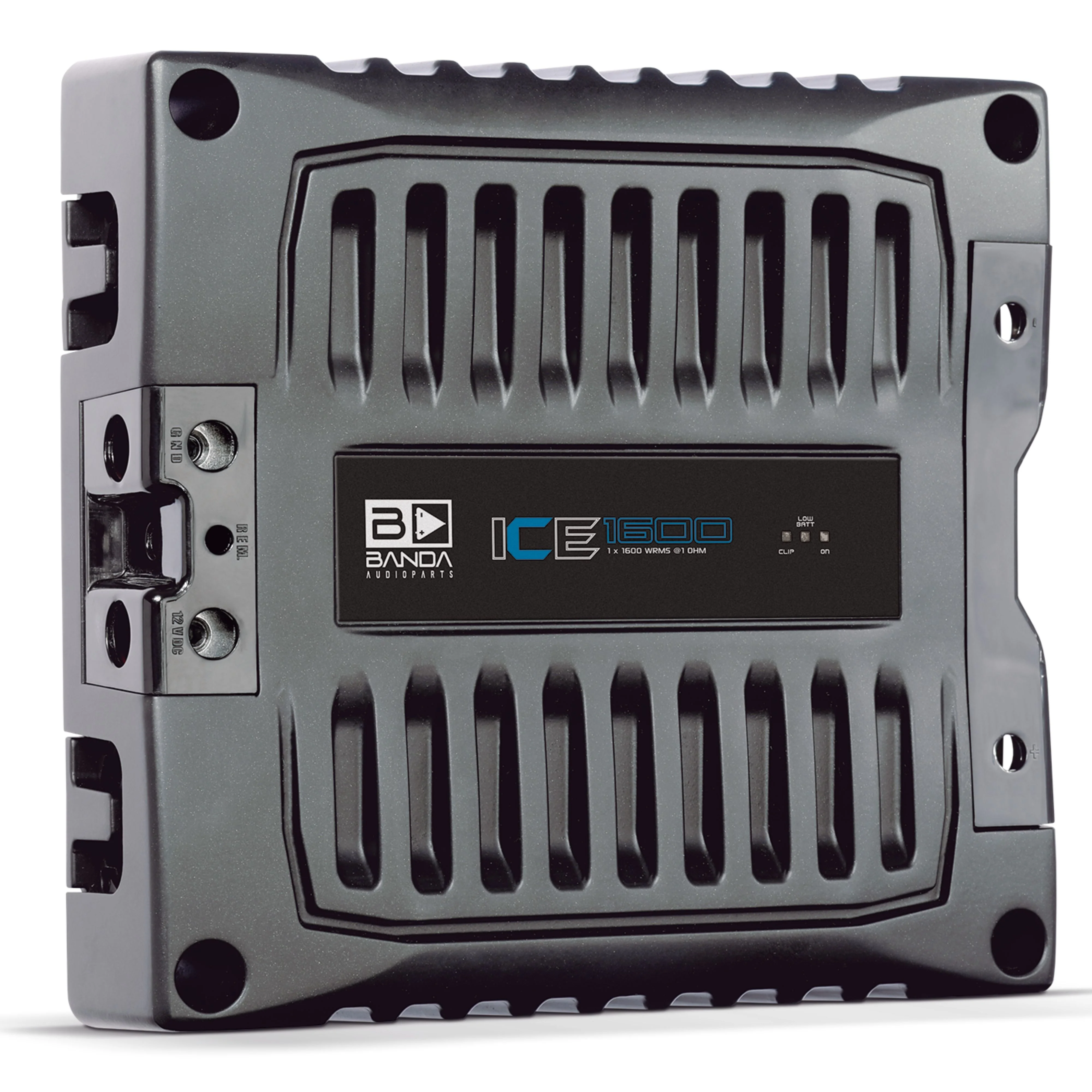 Banda ICE X Line Aluminum Brazilian 1600 Watt 1-Ohm Full Range Monoblock Amplifier