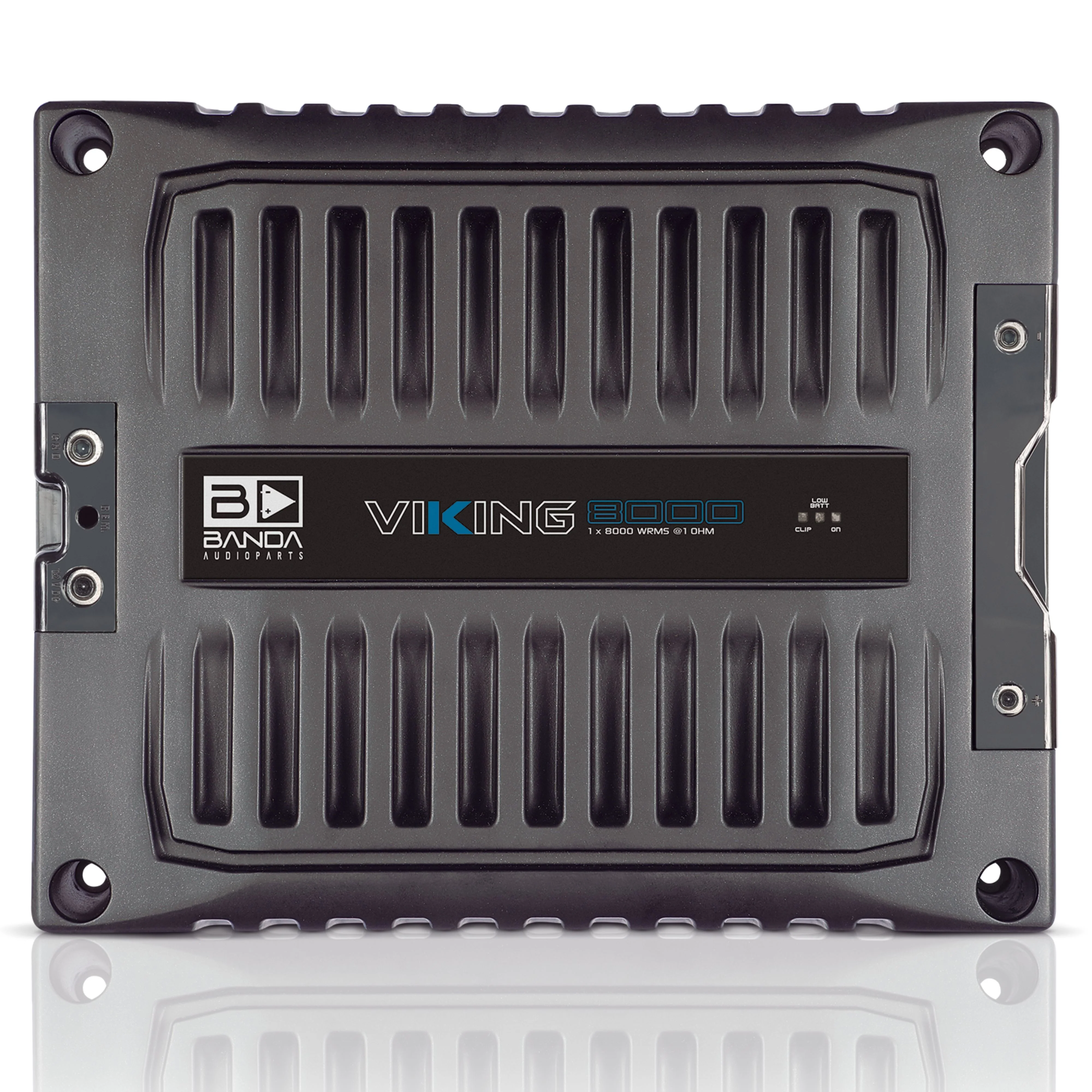 Banda 8K Watt 1-Ohm Monoblock VIKING Line Aluminum Brazilian Amplifier - Image 2