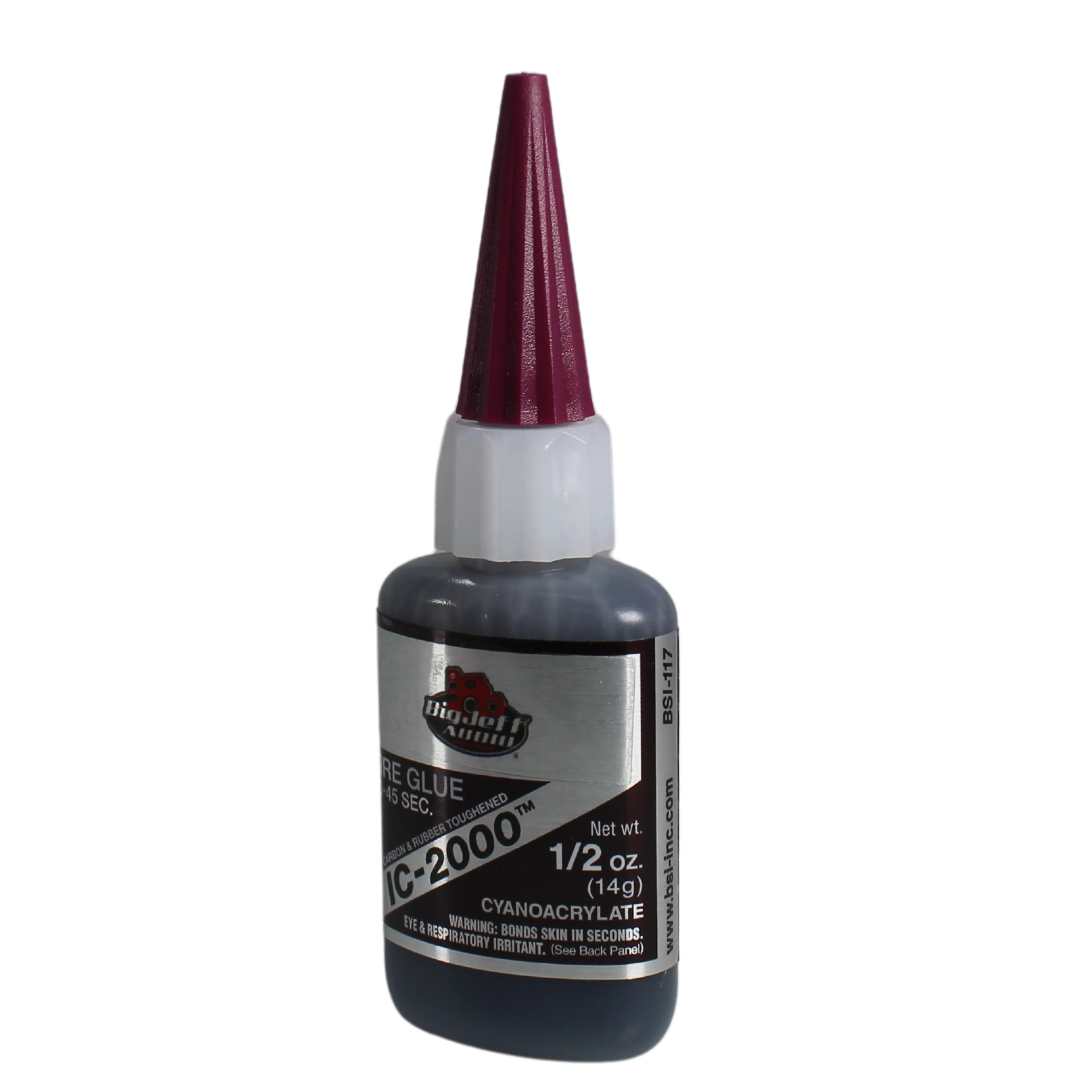 Big Jeff Audio 20-45 Sec 1/2-1 oz Rubber-Toughened CA Glue Adhesive Black - Image 4