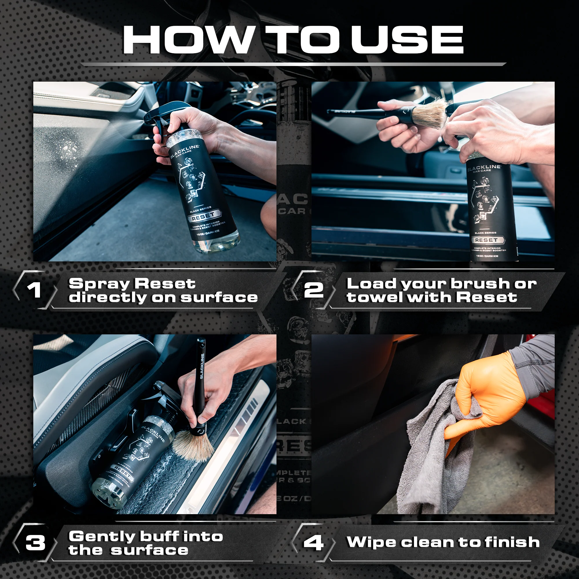 BLACKLINE® RESET INTERIOR CLEANER & SCENT BOOSTER - Image 3