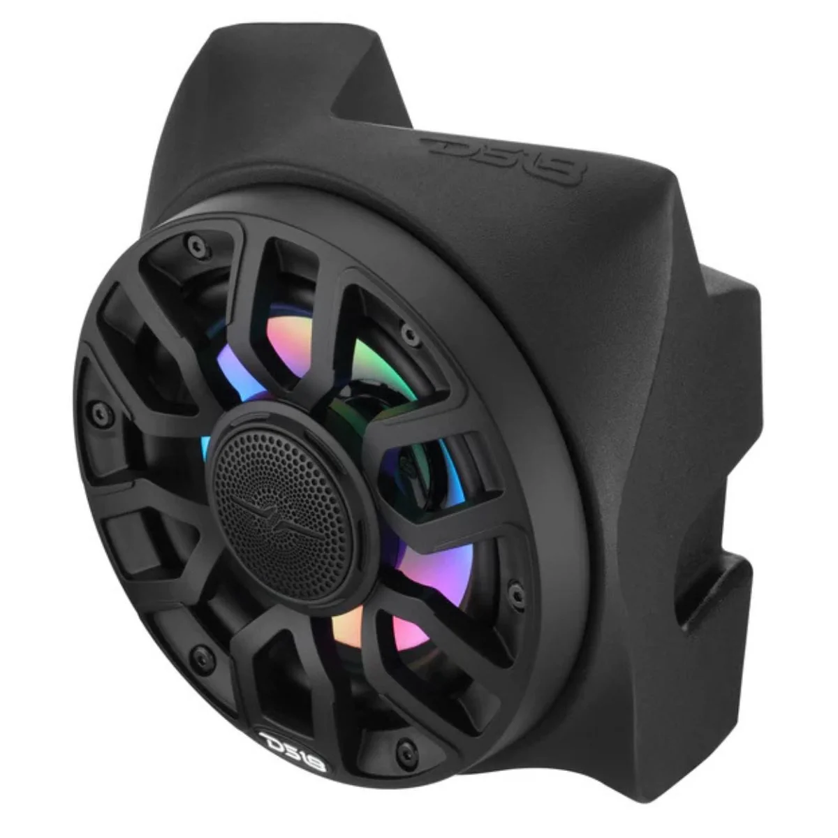 Can-Am X3 Rear B Pillar Pods w 6.5"  150 Watt RMS Speakers LED DS18 NXL-IQ6/BK - Image 3