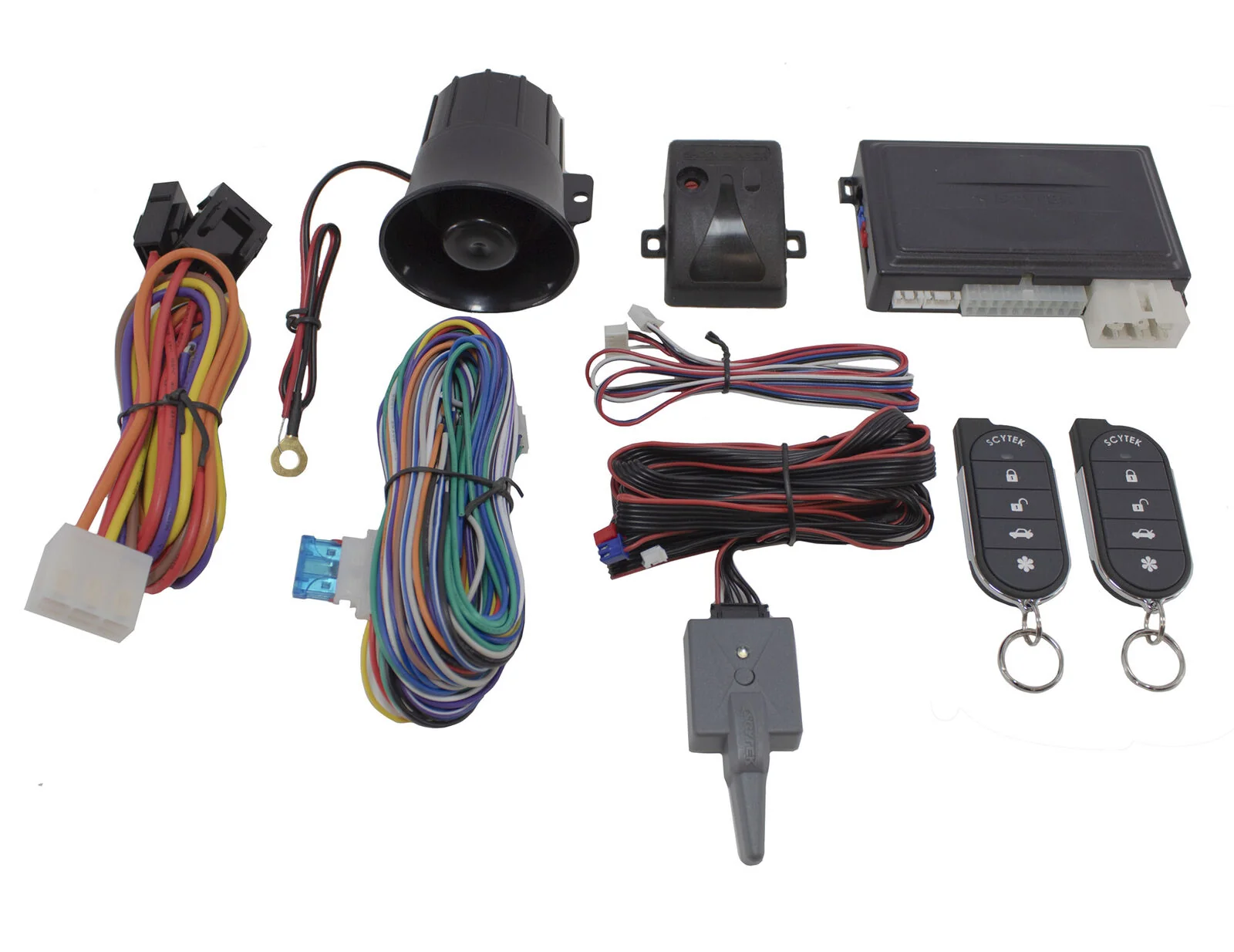 Car Alarm Anti Theft Keyless Entry + 4 Door Lock Remote Control Scytek G5 - Image 2