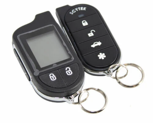 Car Alarm Security System, Keyless Entry 2-Way LCD 2 Door Locks Scytek A777 - Image 2