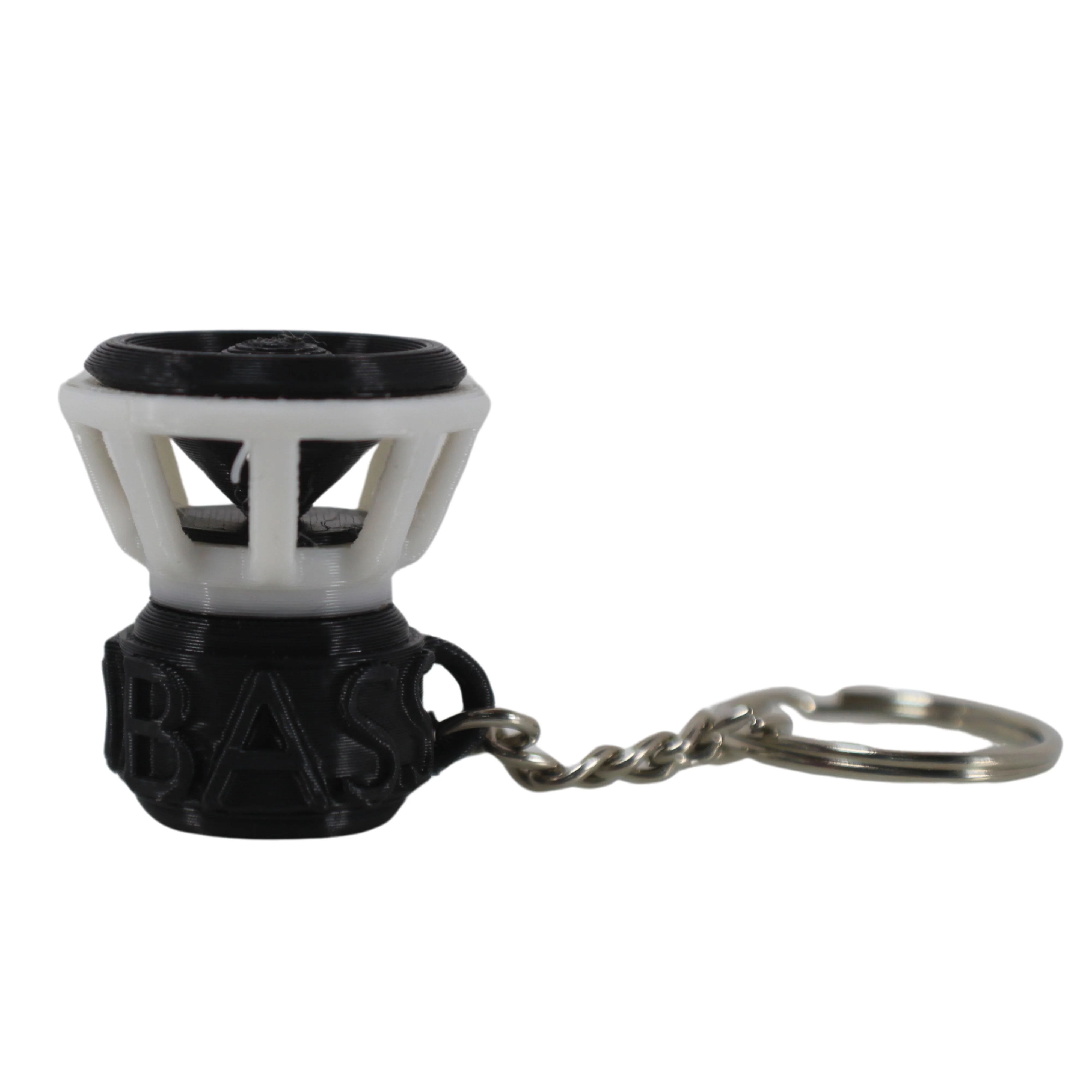 Customizable 3D Printed "Bass Head" Subwoofer Keychain - Multiple Colors - Image 3