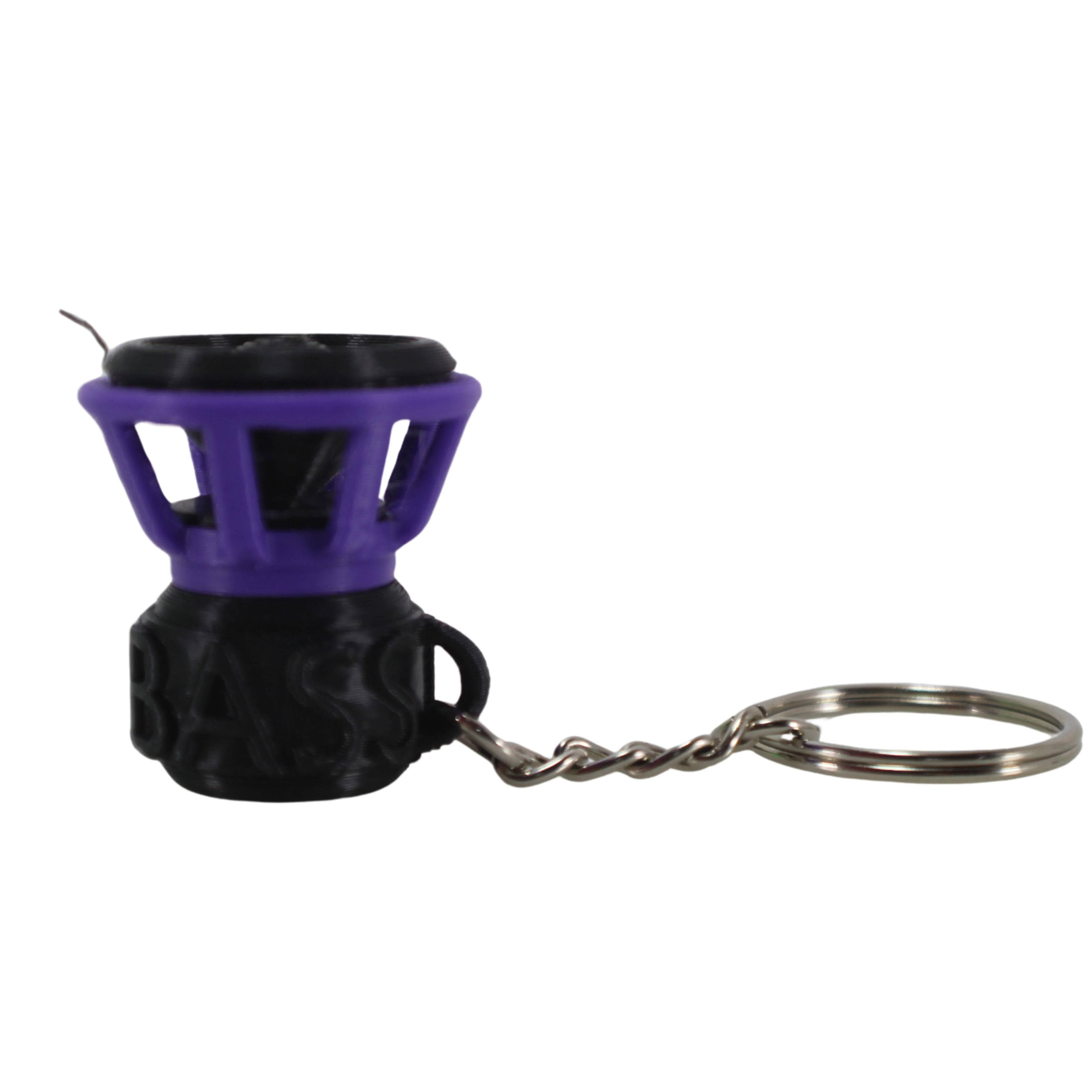 Customizable 3D Printed "Bass Head" Subwoofer Keychain - Multiple Colors - Image 7