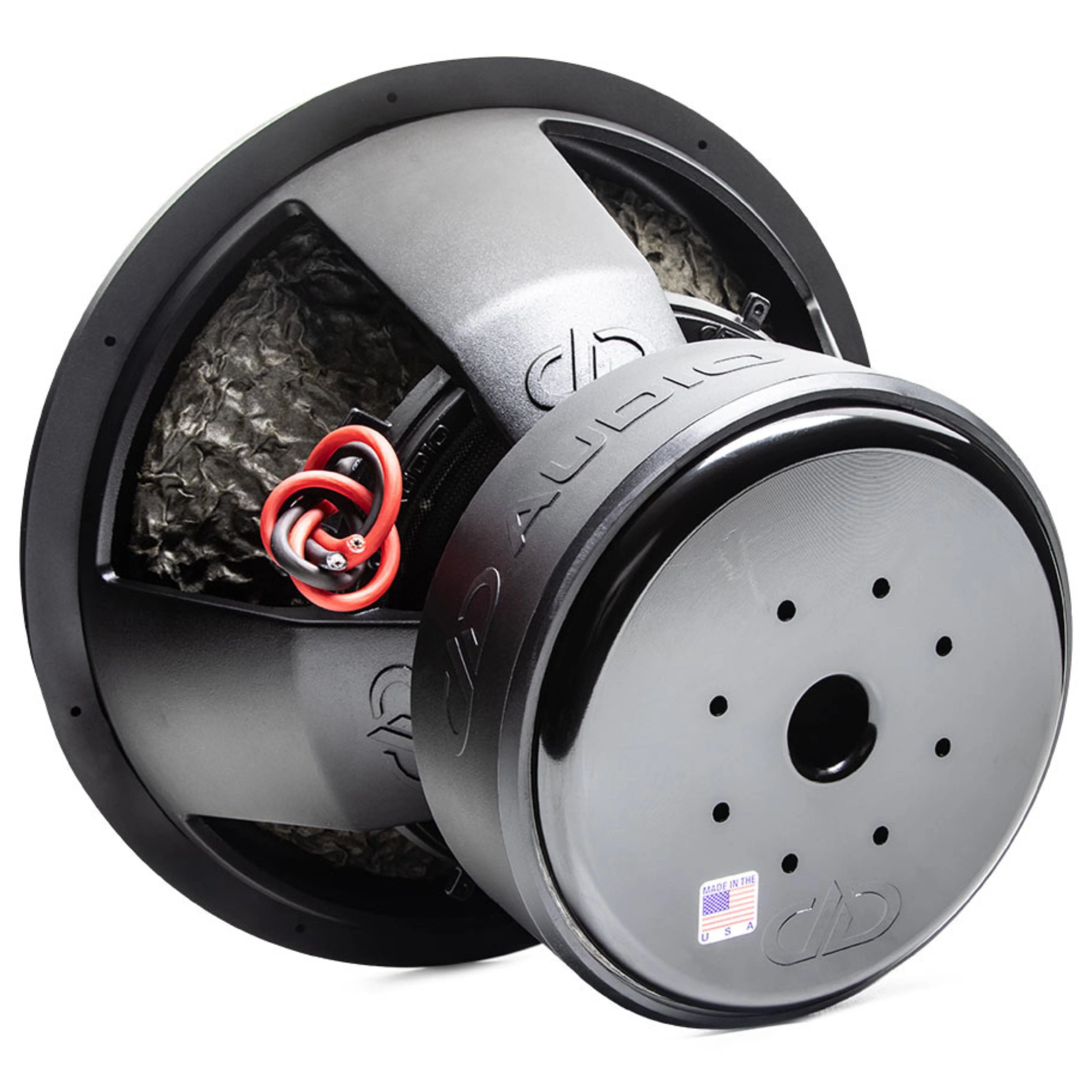 DD Audio 18" Dual 1 Ohm 10000W Peak/2500W RMS Power Tuned Subwoofer 9918b (ESP) - Image 4