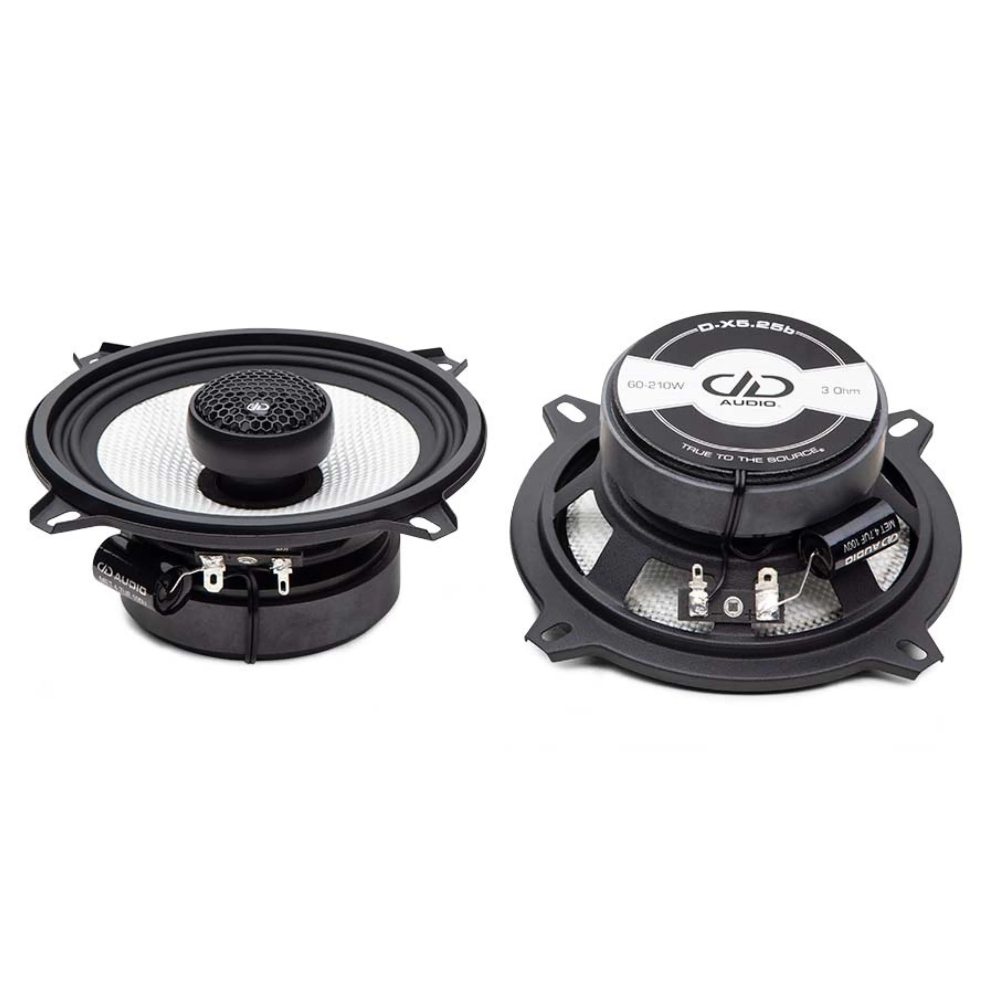 DD Audio 5.25 Inch 3 Ohm 210W Peak/60W RMS Coaxial Speaker D-X5.25b - Image 4