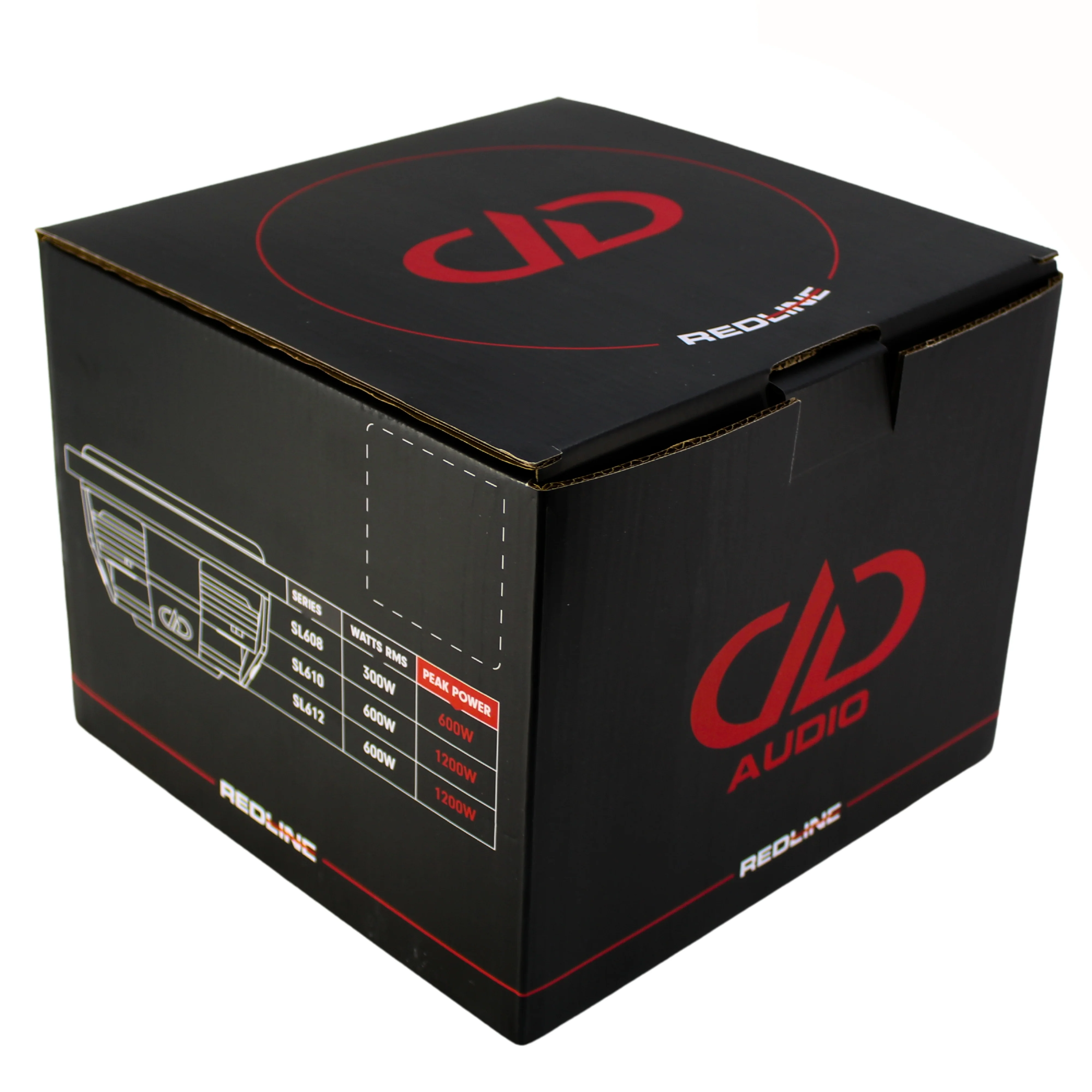 8" 300W RMS 4-Ohm 2" DVC Shallow Subwoofer DD Audio Slim Line Series SL608-D4 - Image 5