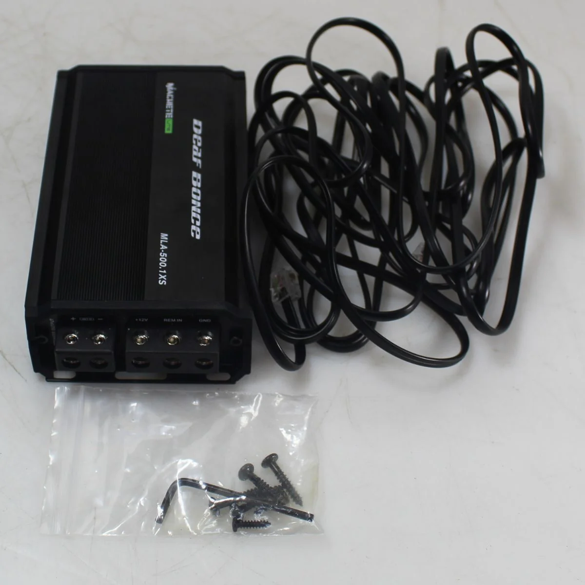 Deaf Bonce 500W 1 ohm Class D Machete Monoblock Amplifier MLA-500.1 XS OPEN BOX - Image 4