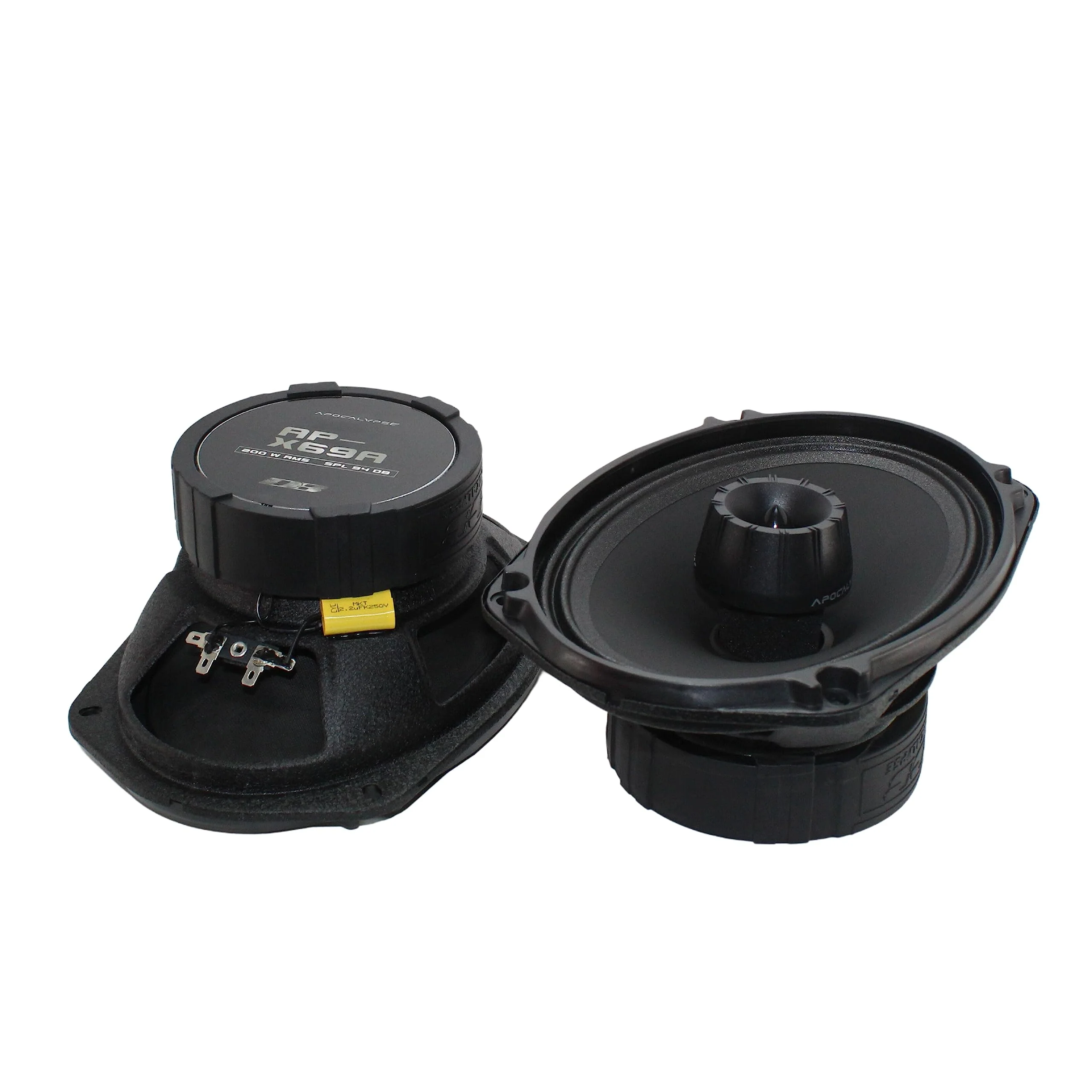 Deaf Bonce 6X9" Coaxial 200W RMS 4-Ohm Apocalypse Speakers W/ Grills / AP-X69A