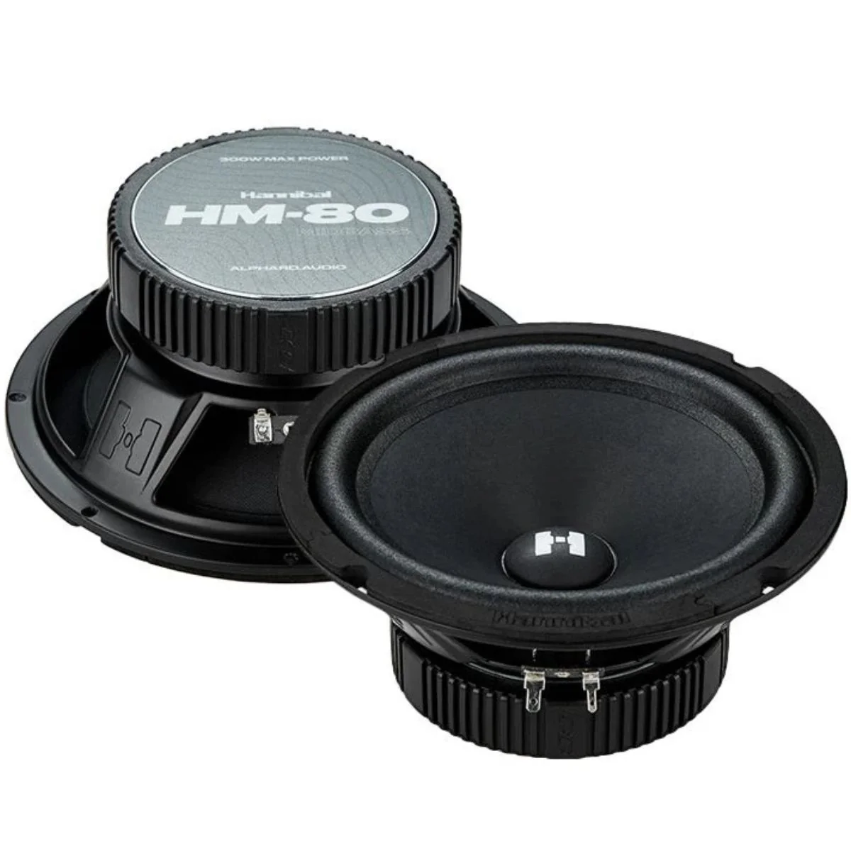 Deaf Bonce 8" 150W RMS 4-Ohm Hannibal Mid-bass Car Audio Speakers Pair