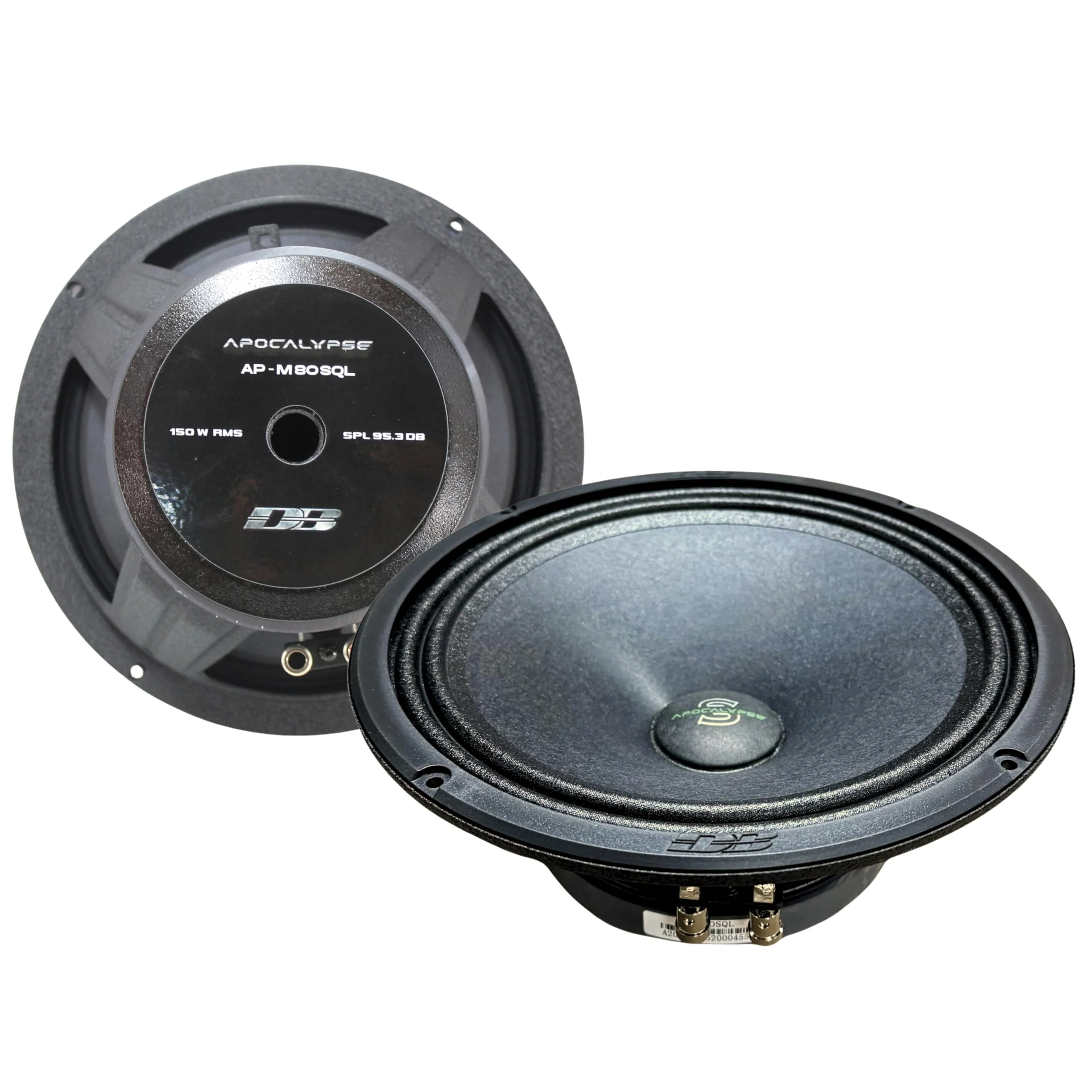 Deaf Bonce 8" 4-Ohm 150W RMS Mid-Range Apocalypse Speaker Pair AP-M80SQL