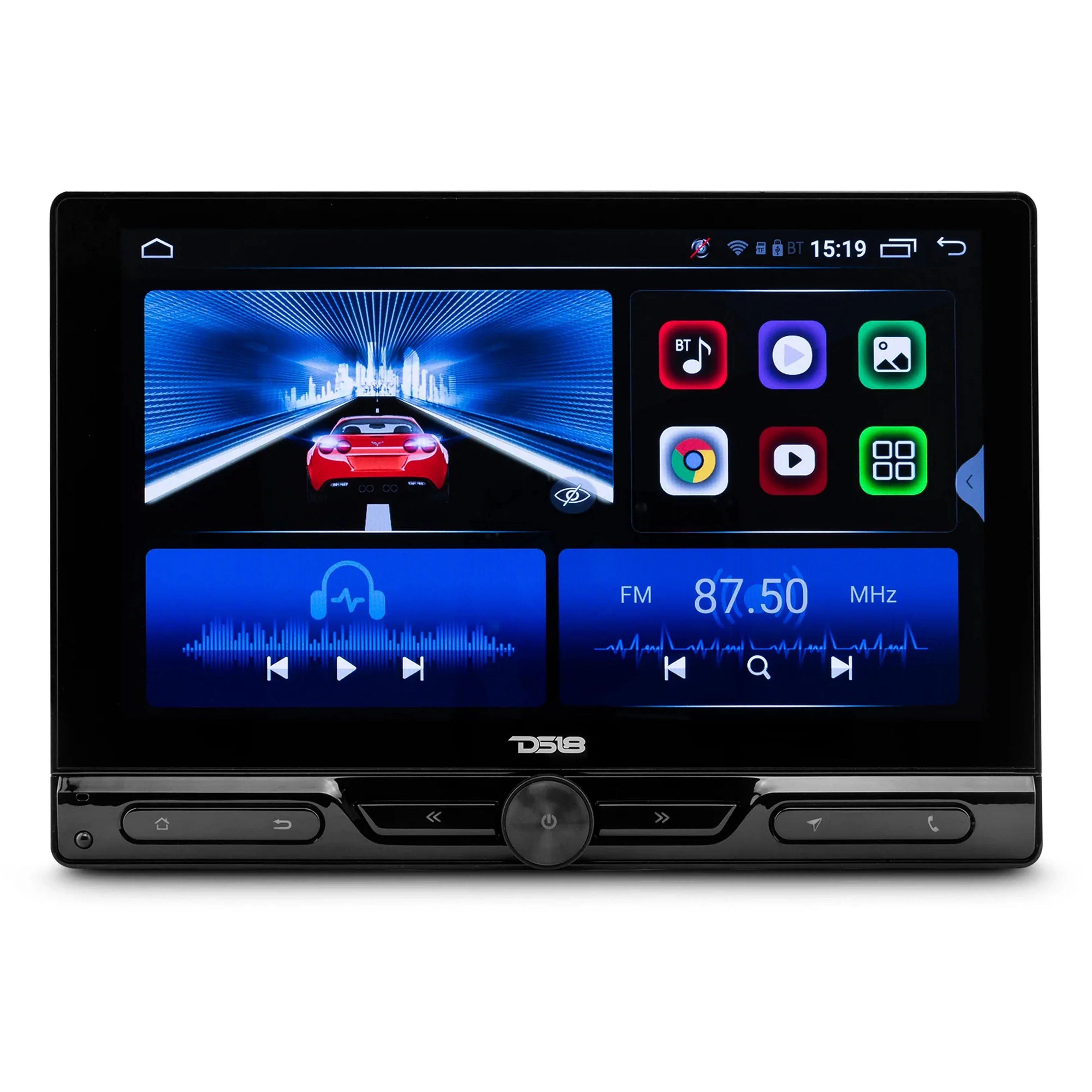 DS18 10.5" Bluetooth Radio 1DIN Mirror-Link USB/SD/AUX + Remote & DSP DDX10.5AD - Image 3