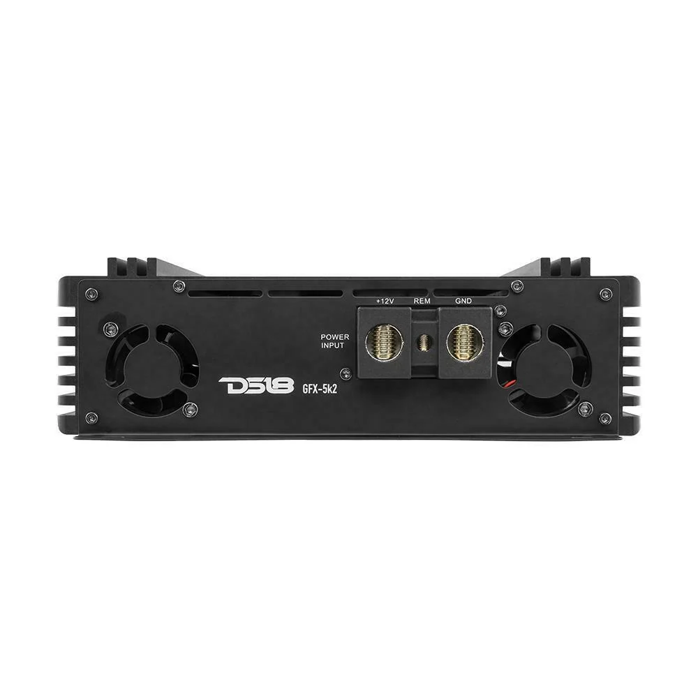 DS18 5000 Watts Monoblock Amplifier Full Range Class D with Bass Knob GFX-5k2 - Image 3