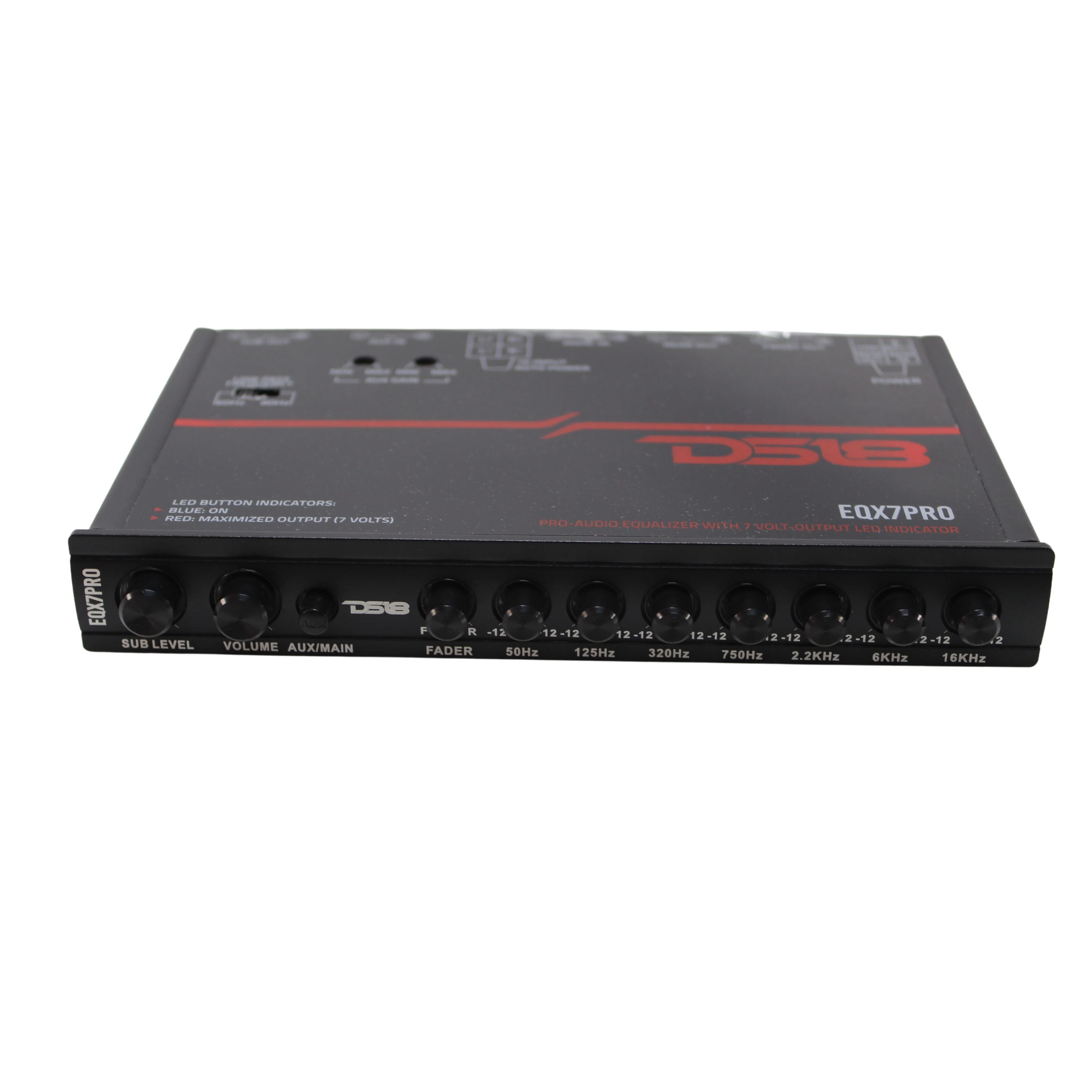 DS18 7 Band Pro Car Audio Graphic Equalizer Passive Subwoofer Crossover EQX7PRO - Image 2