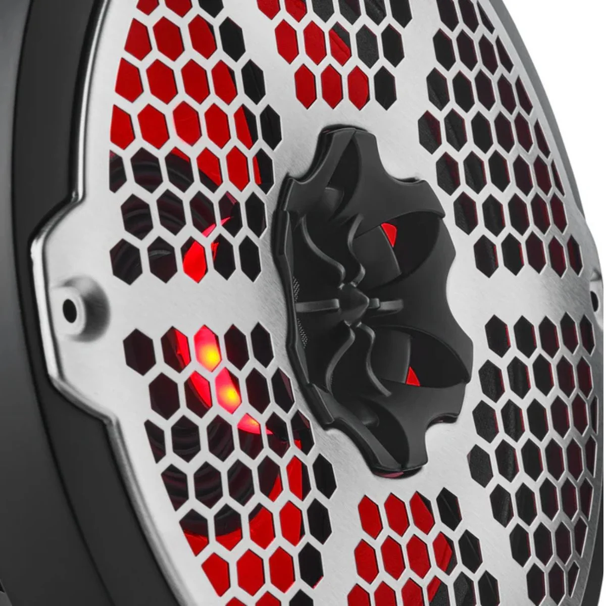 DS18 8" 250W RMS 4-Ohm Marine 2-Way Hybrid Speaker Pair w/ RGB LED NXL-8MD-BK - Image 3