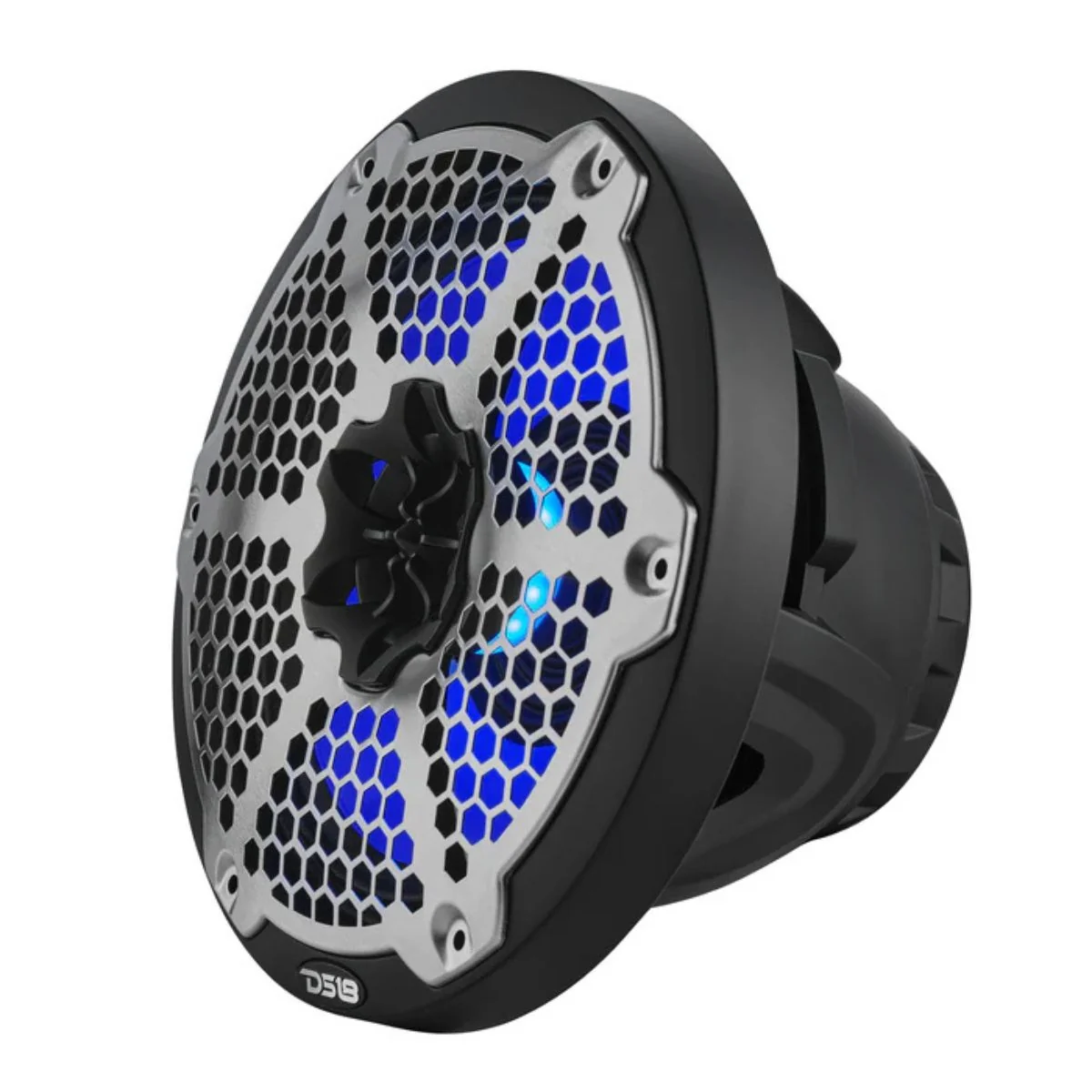 DS18 8" 250W RMS 4-Ohm Marine 2-Way Hybrid Speaker Pair w/ RGB LED NXL-8MD-BK - Image 5