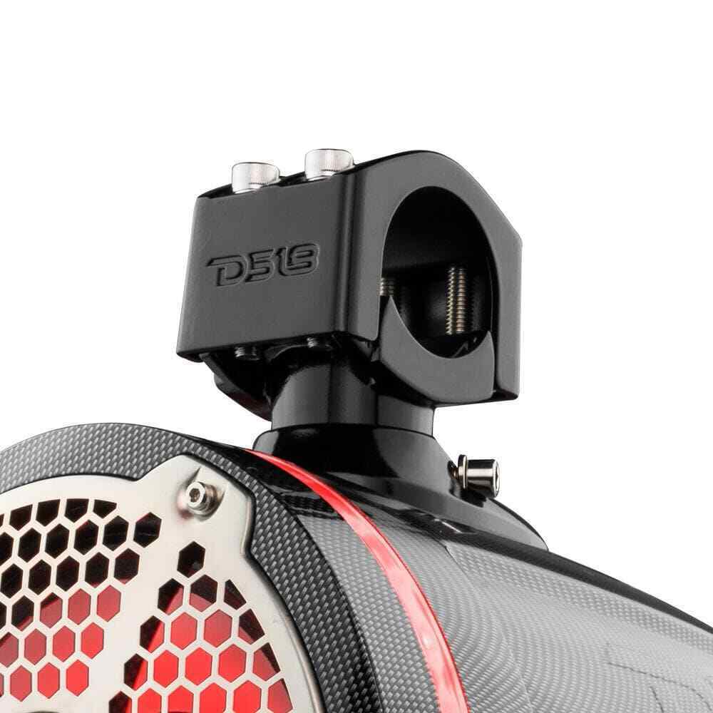 DS18 8" 540W 4 Ohm Neo Marine Carbon Fiber Towers w/ RGB LED & Passive Radiator - Image 9