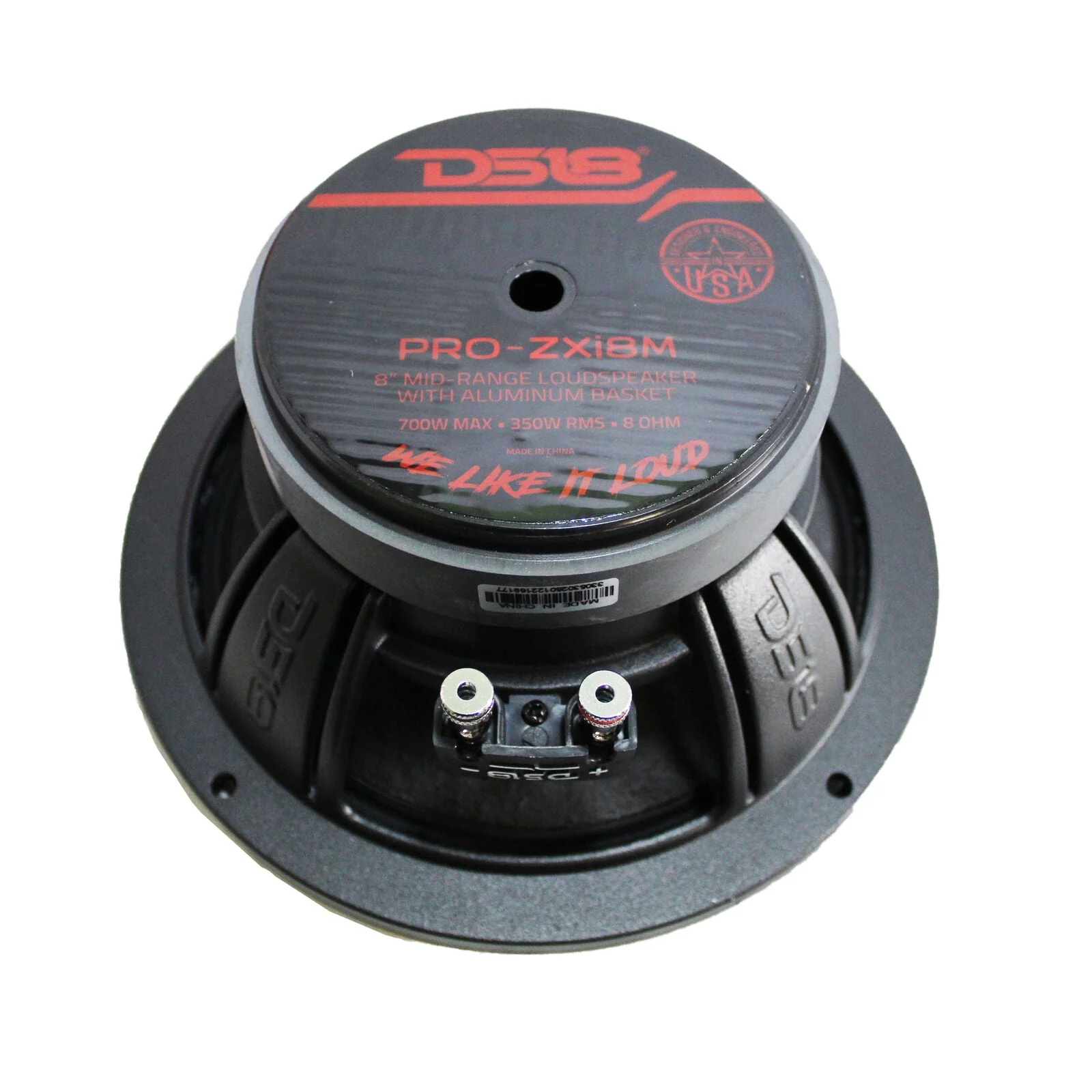 DS18 Pro Car Audio 8" Motorcycle Mid-Range Speaker 700W 8 Ohm Black PRO-ZXi8M - Image 6