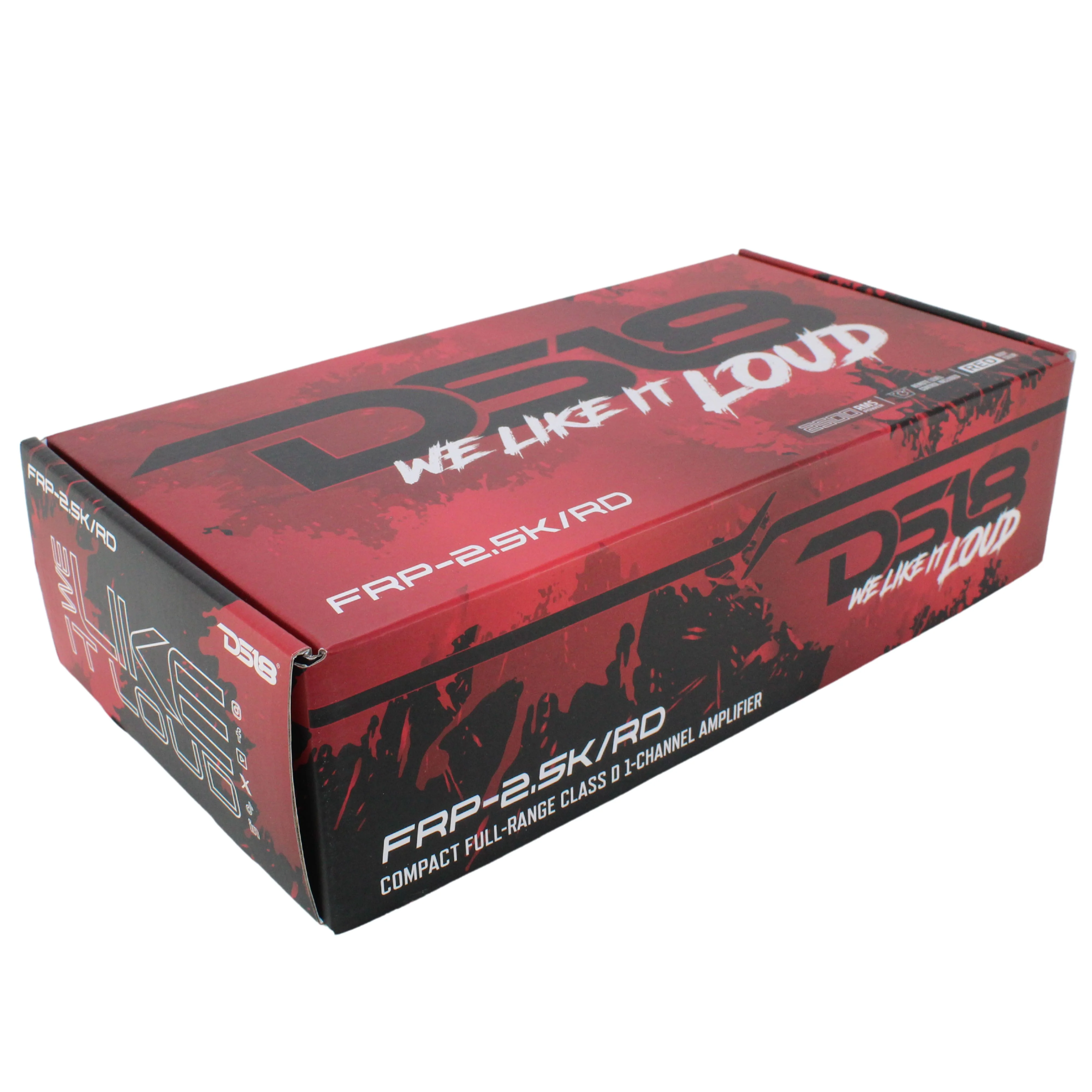 DS18 FRP Monoblock 2500W 1-Ohm Full-Range Class-D Compact Red Amplifier - Image 8