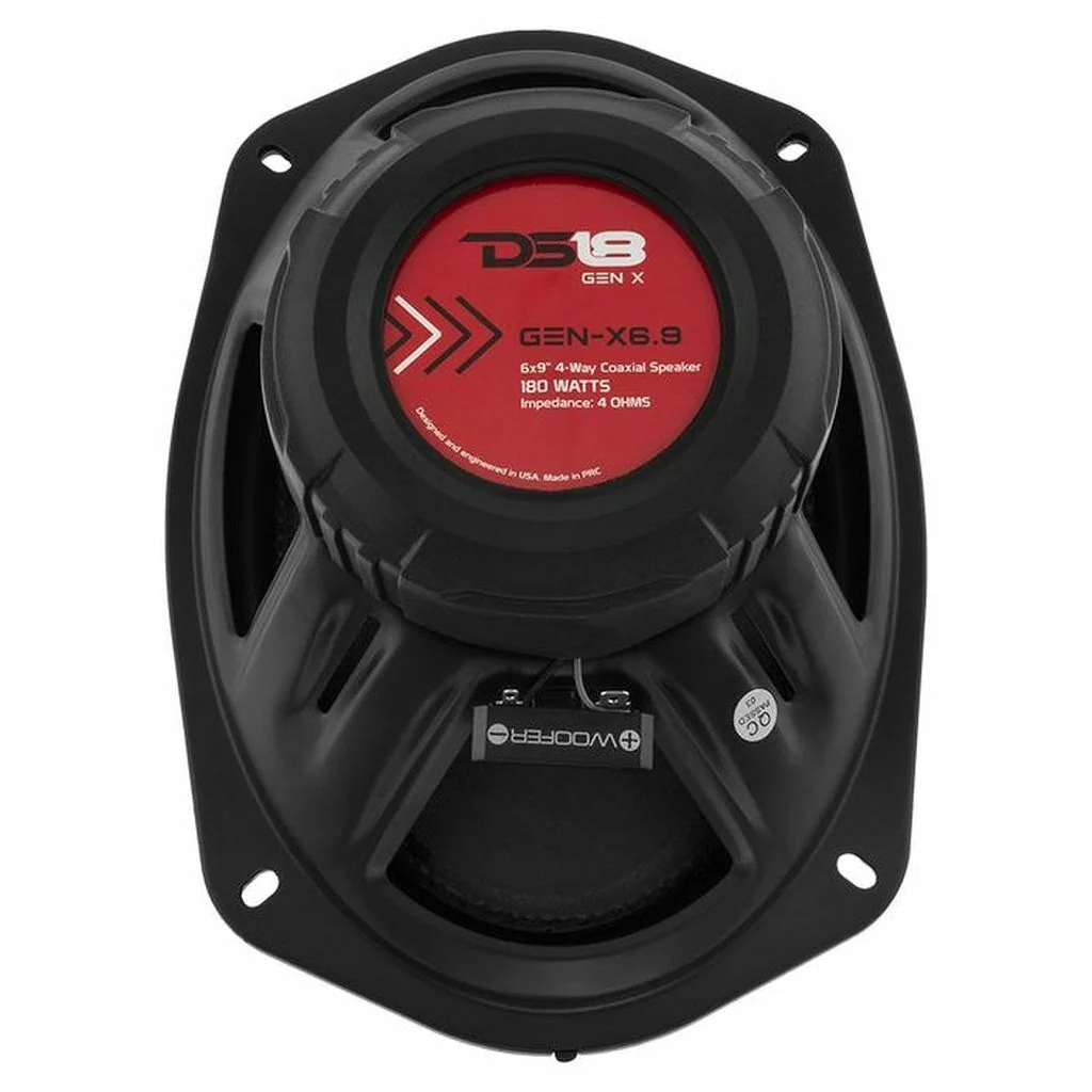 DS18 GEN-X 6x9" + 6.5" Car Audio Door Speakers Combo 660 Watts 4 Ohm Coaxial - Image 6