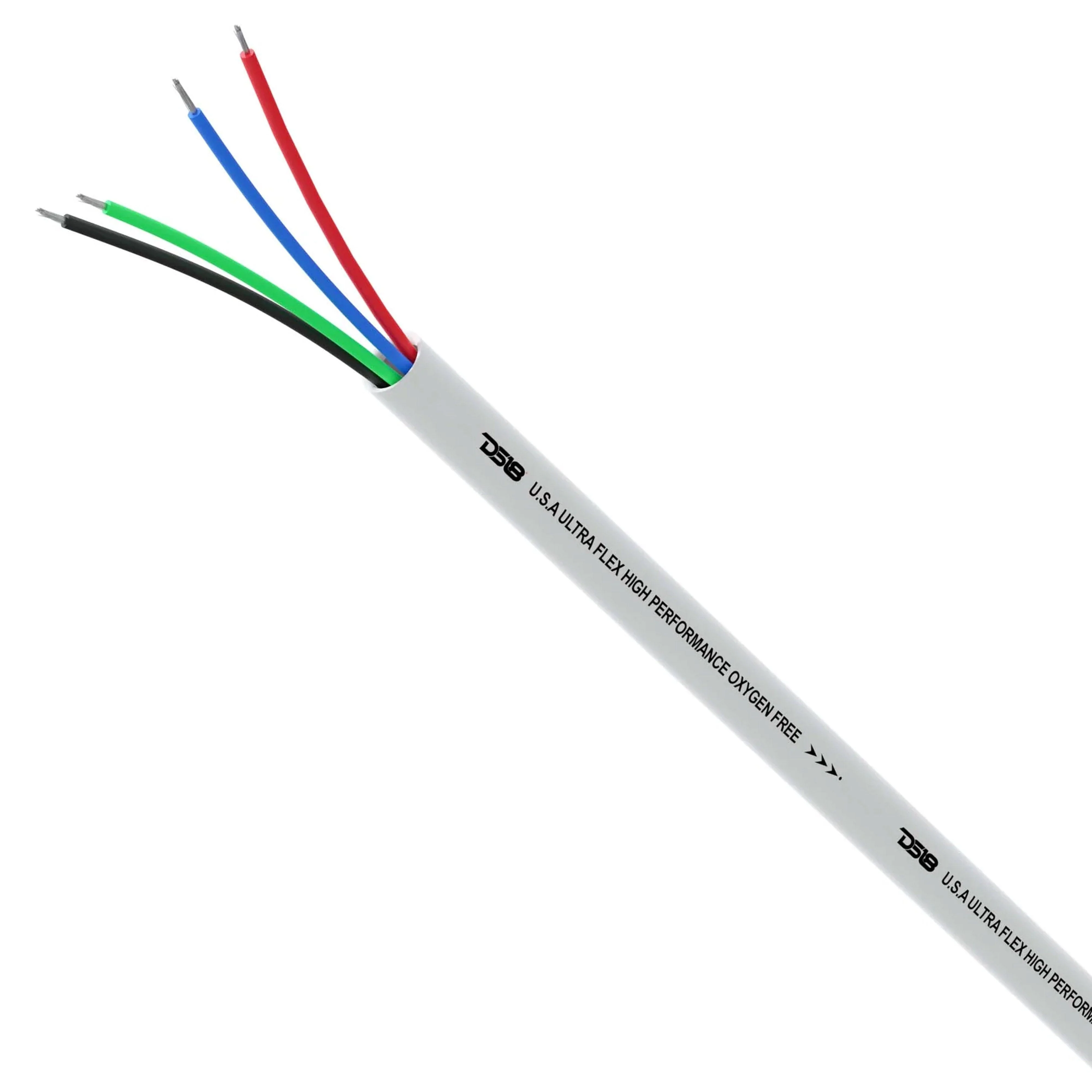 DS18 Hydro Marine & Powersport 18GA RBG LED Wire Tinned Oxygen Free Copper 100FT - Image 3