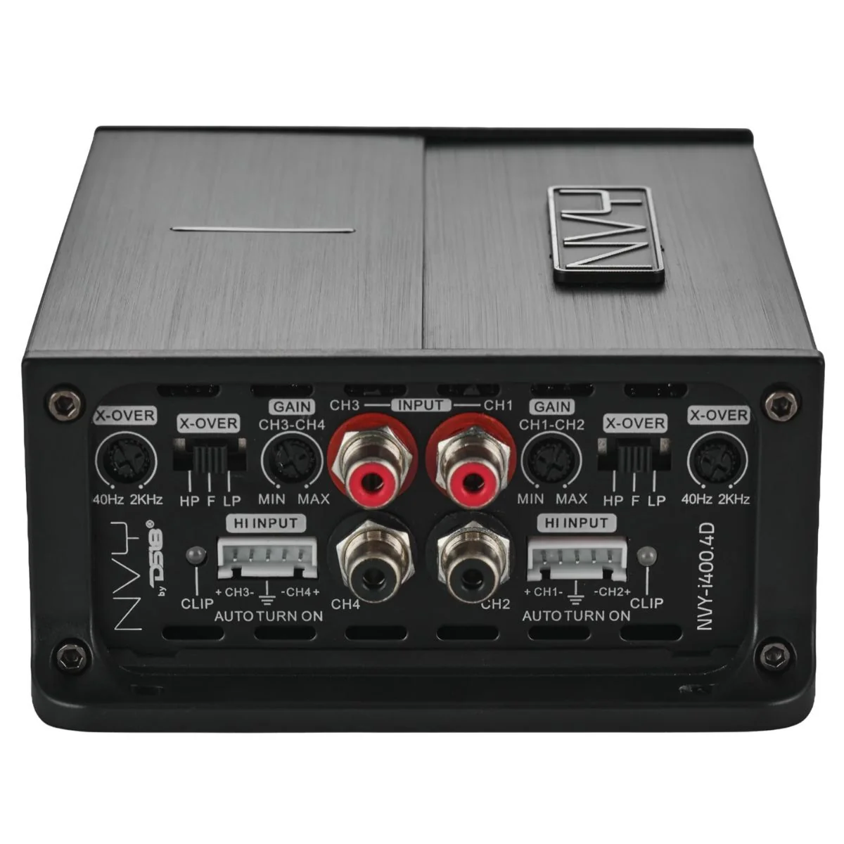 DS18 NVY-i400.4D 4 Ch 2 Ohm Amplifier 400W RMS x4 Powersports Motorcycle Amp - Image 4