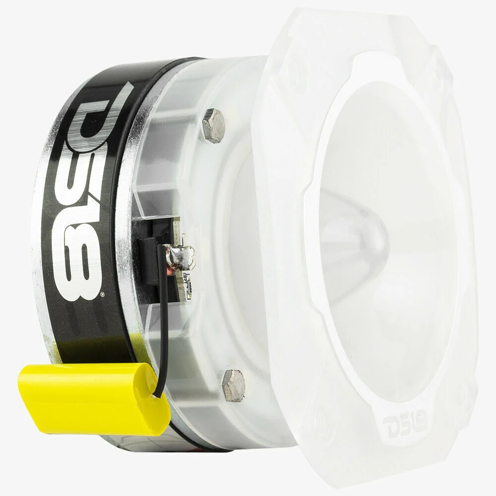 DS18 4" Super Bullet 1.5" VC RGB Tweeter 500W 4 Ohm PRO-TW3L Car Audio TW3L