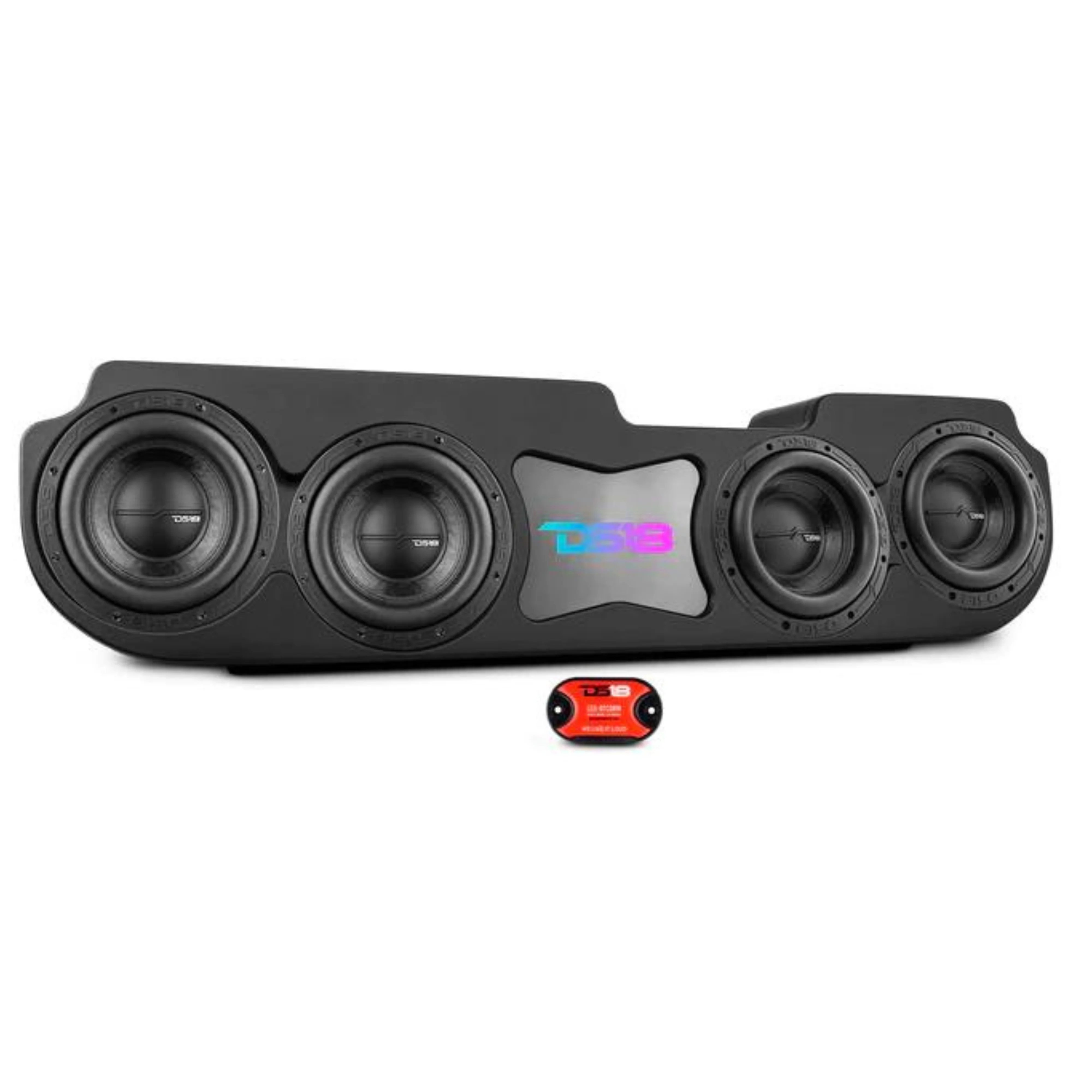 DS18 Quad 8" Sealed Subwoofer Loaded Enclosure For 2020-23 Jeep JT